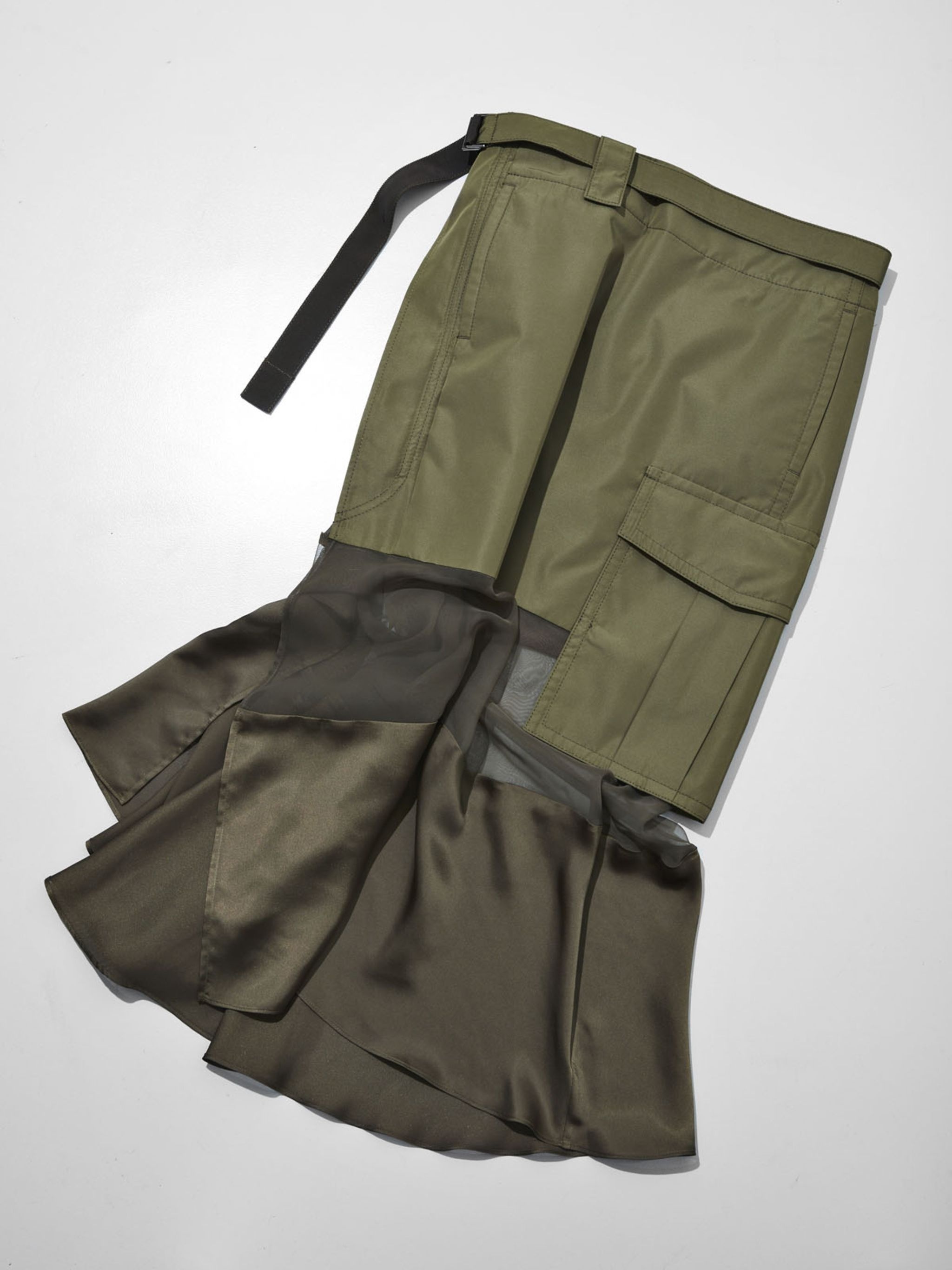 Fabric Combo Skirt - 2
