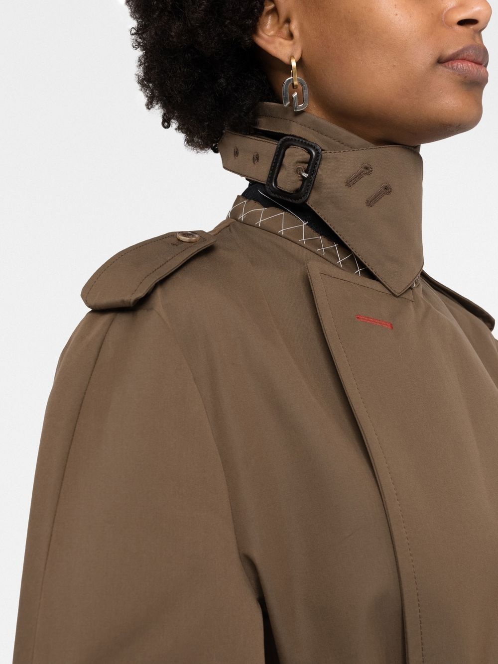double-breasted trench coat - 5