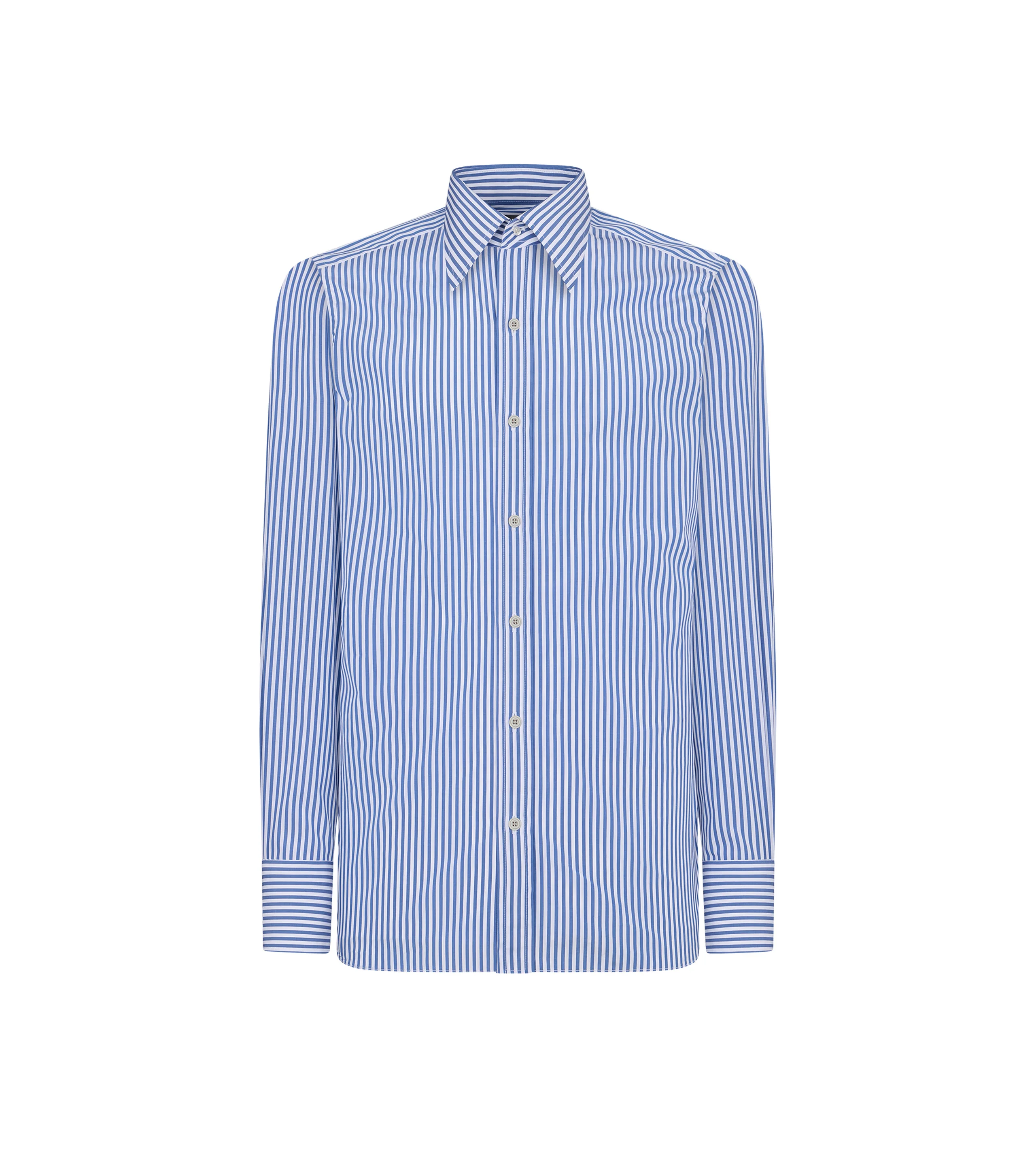 LIGHT BATON STRIPE SLIM FIT SHIRT - 1