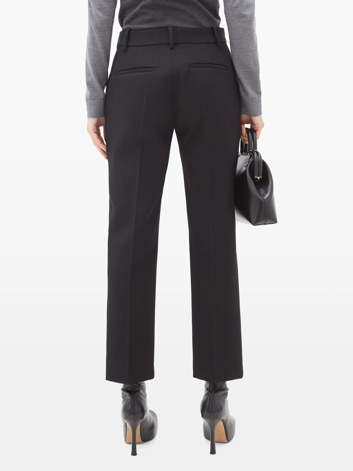 Penelope pleated wool-twill trousers - 5