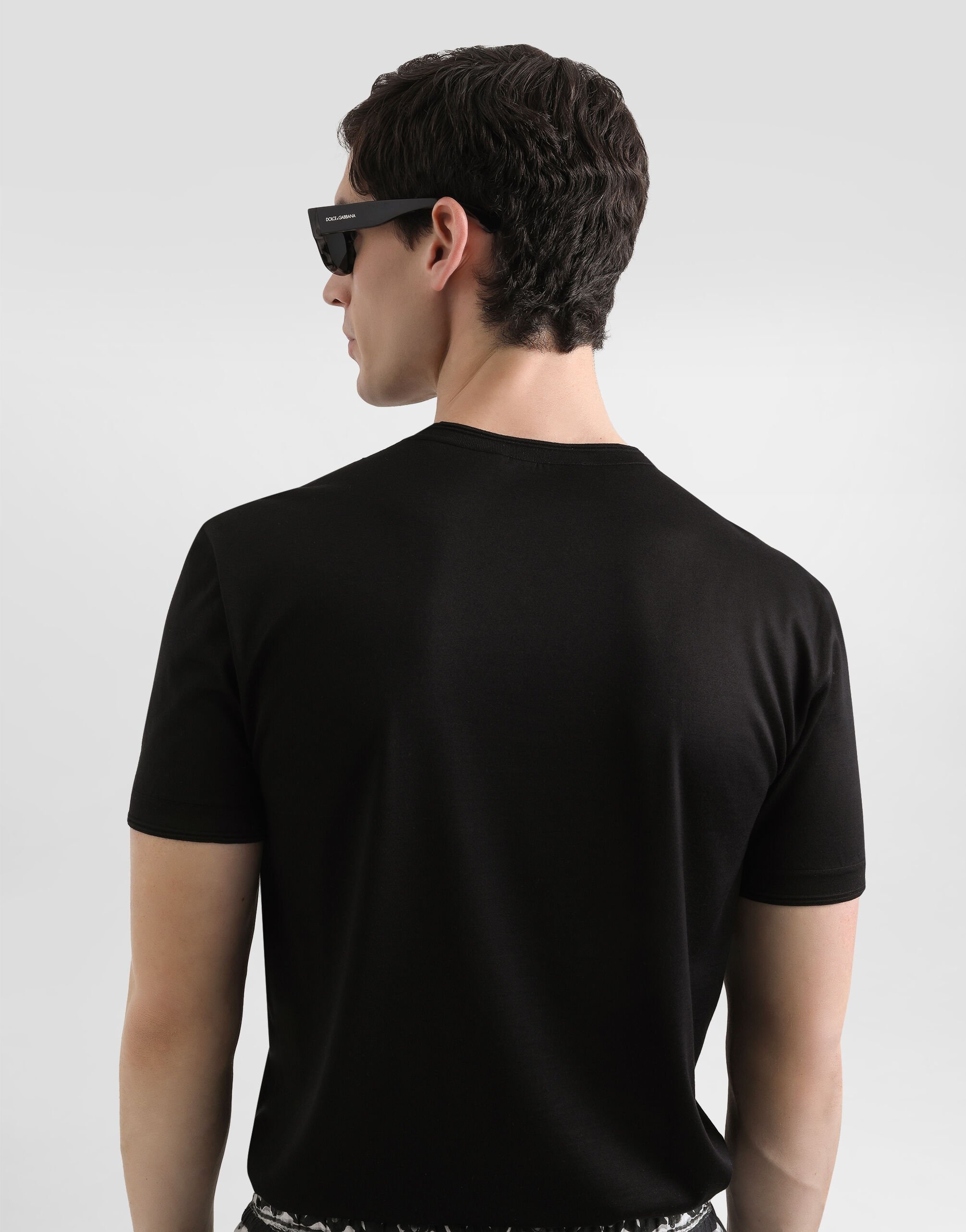 T-shirt in melange jersey - 5