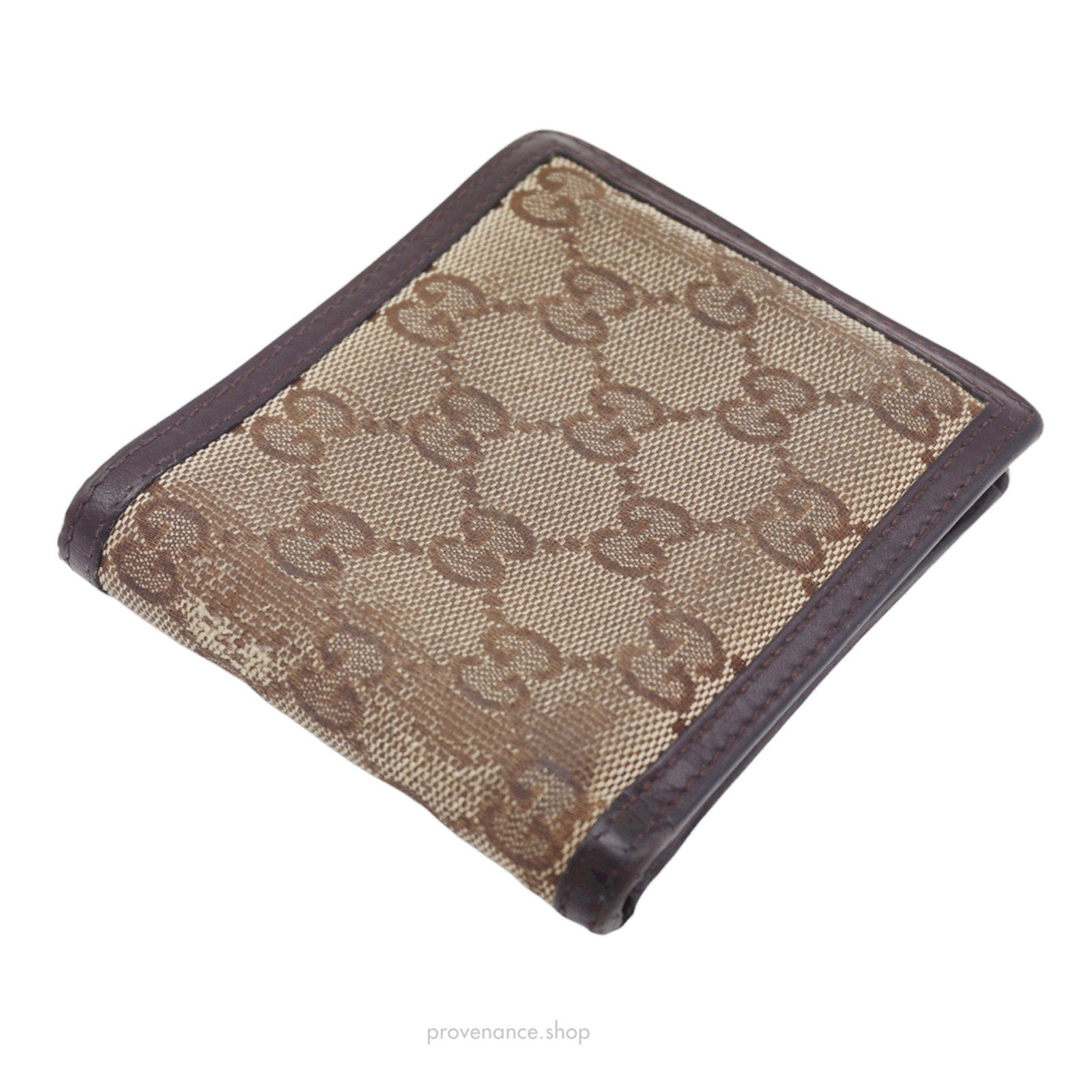 Gucci GG Canvas Bifold Wallet - Brown - 2