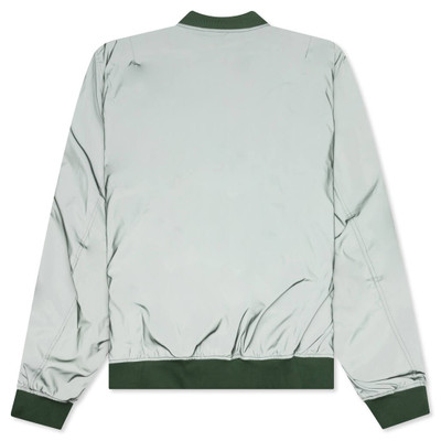 Raf Simons CLASSIC BOMBER W/ LEATHER PATCH - GREEN outlook
