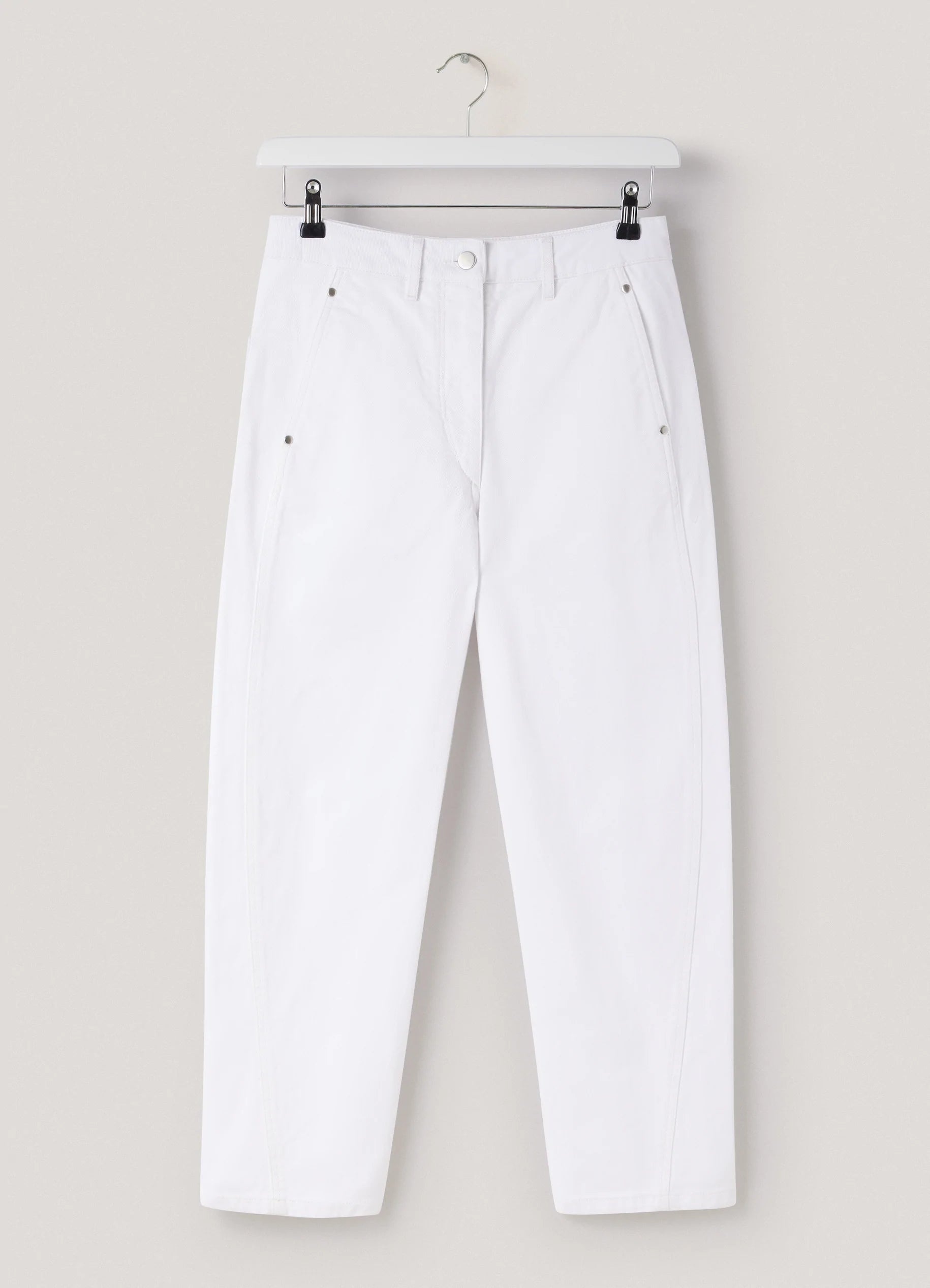 DENIM TWISTED PANTS
WHITE DENIM - 1