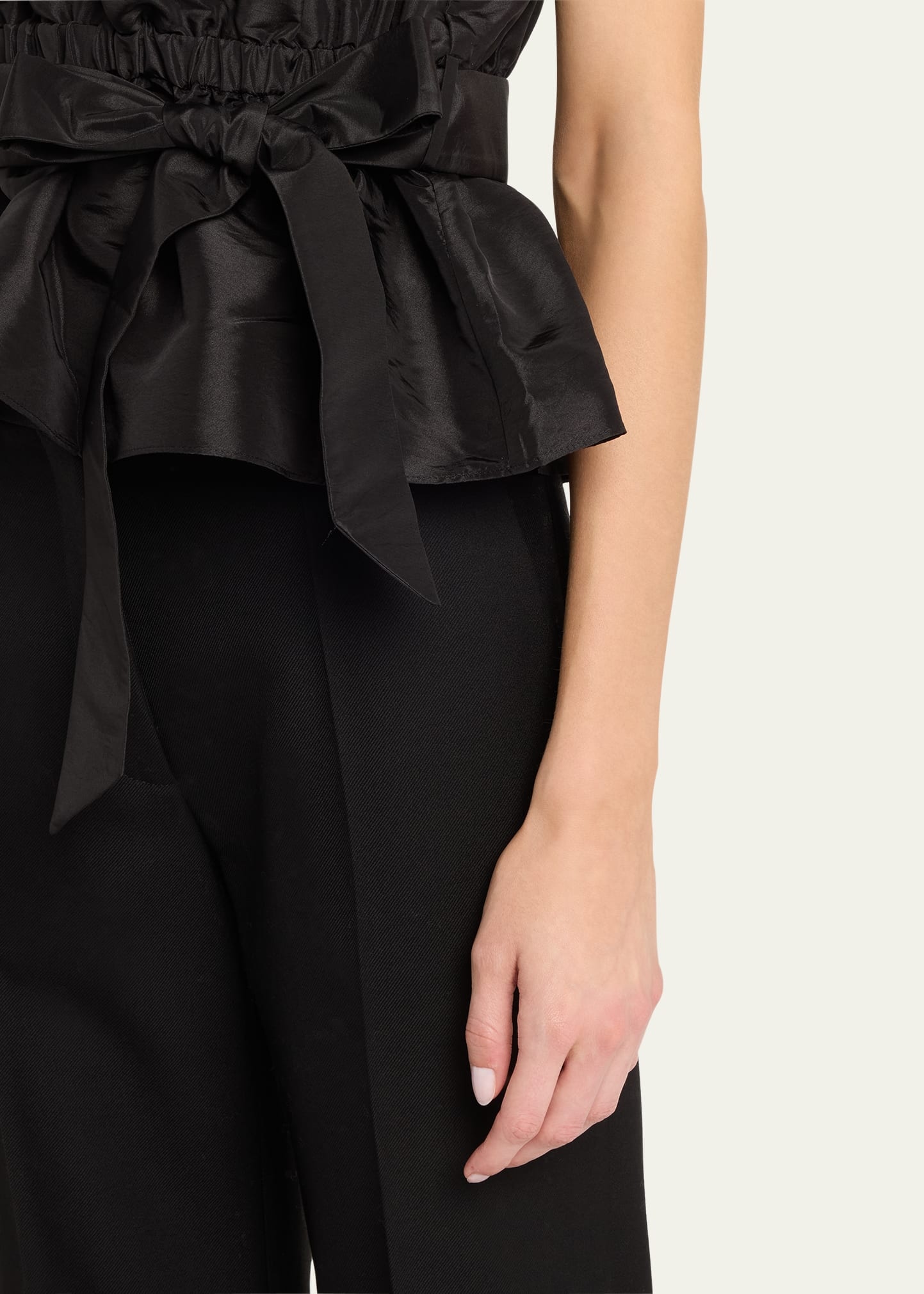 Adelaide Ruffle-Sleeve Wrap Top - 5