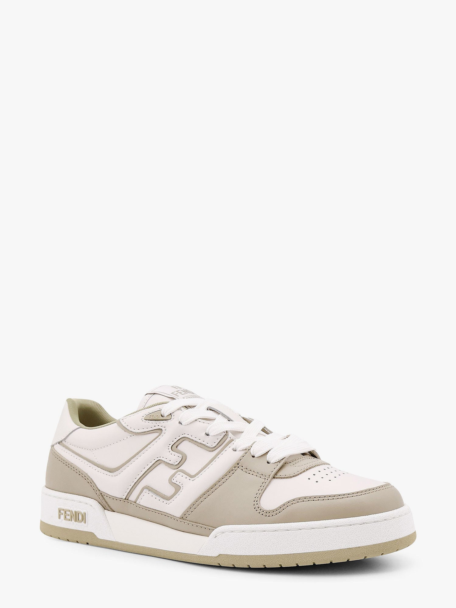Fendi Leather Sneakers With Ff Lateral Logo - 2