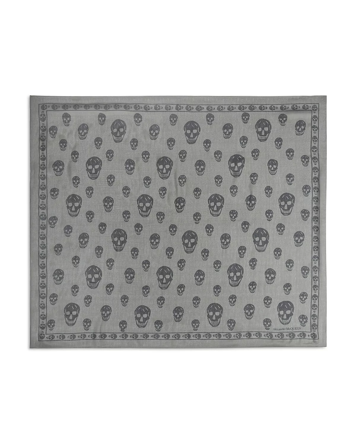 Skull Silk Scarf - 1