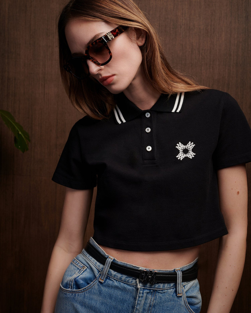 WOMEN'S MA QUAD CROPPED POLO 3