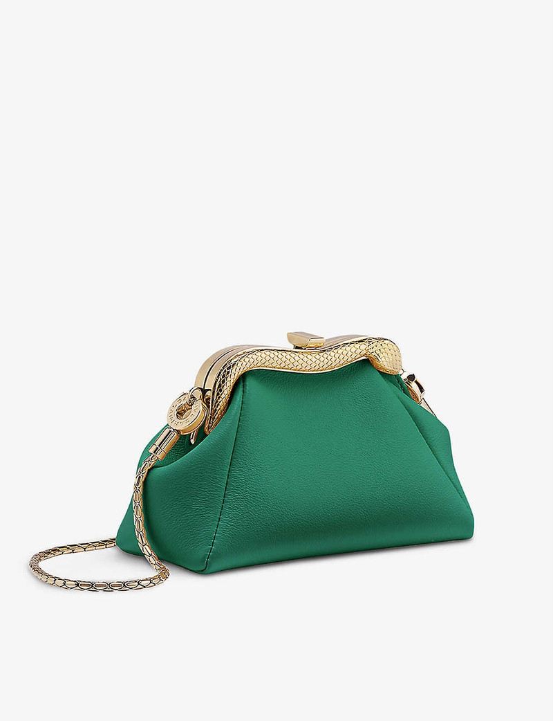 Serpentine leather pouch 1