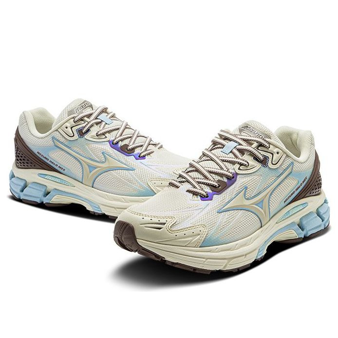 (WMNS) Mizuno Halo Mix 'Beige Blue Brown' D1GH240816 - 4