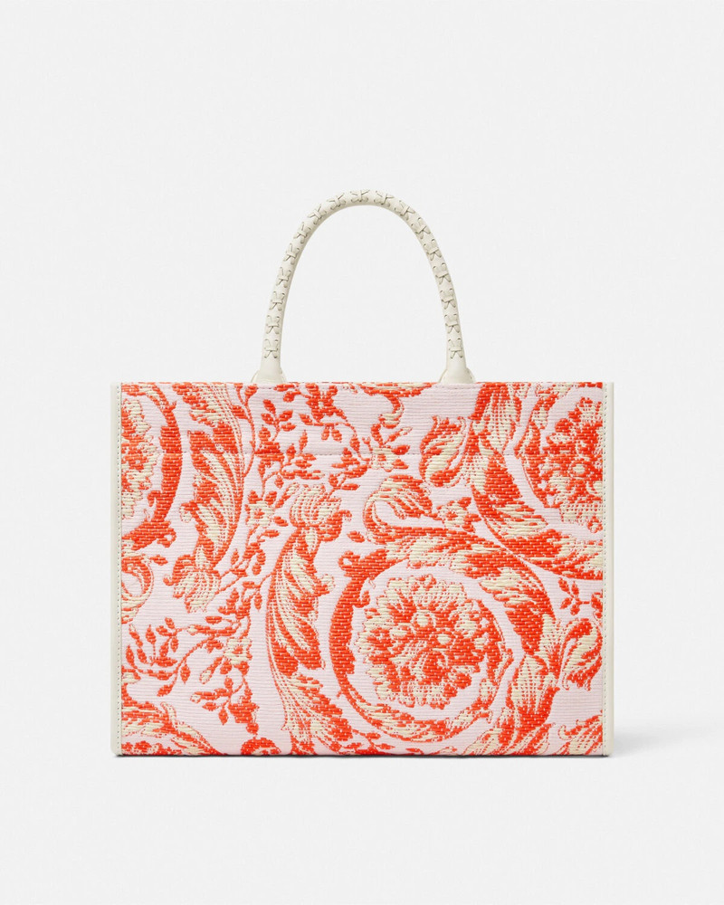 Barocco Athena Raffia Medium Tote Bag 6