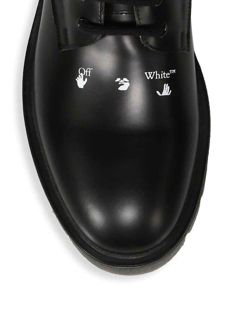 Arrow Chunky Leather Derby Shoes 4