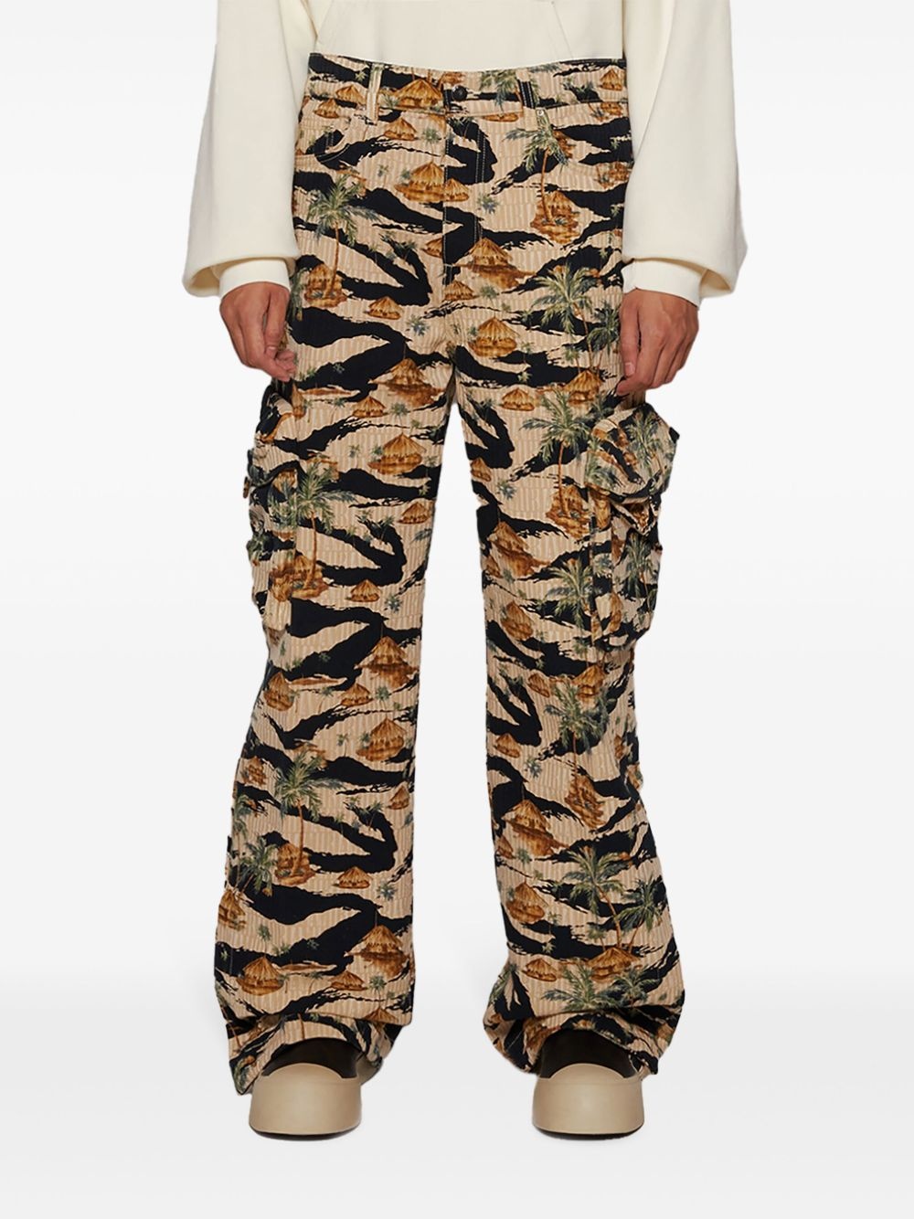 M65 repeat palm baggy cargo pants - 3