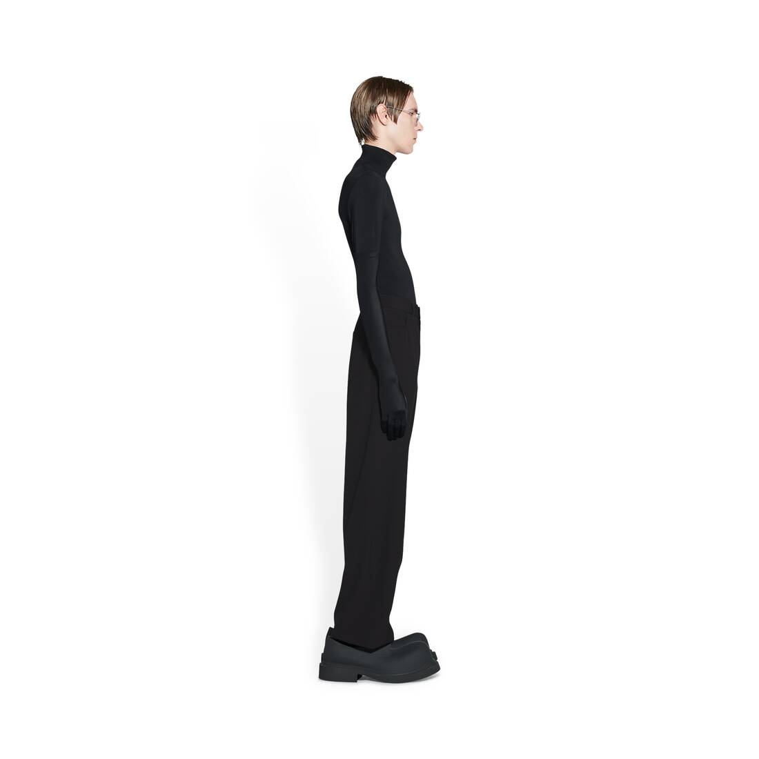 5 Pocket Baggy Pants in Black - 3