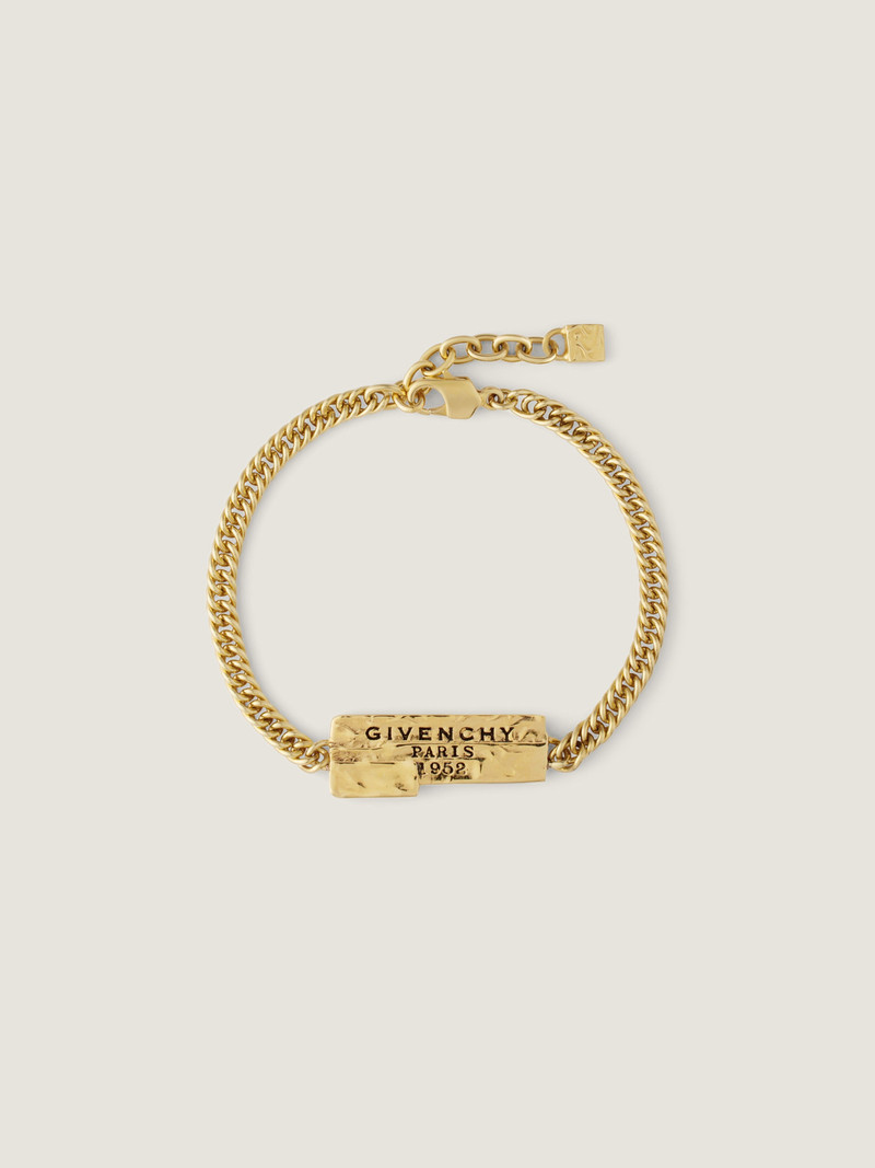 GIVENCHY TAPE BRACELET IN METAL AND ENAMEL 1