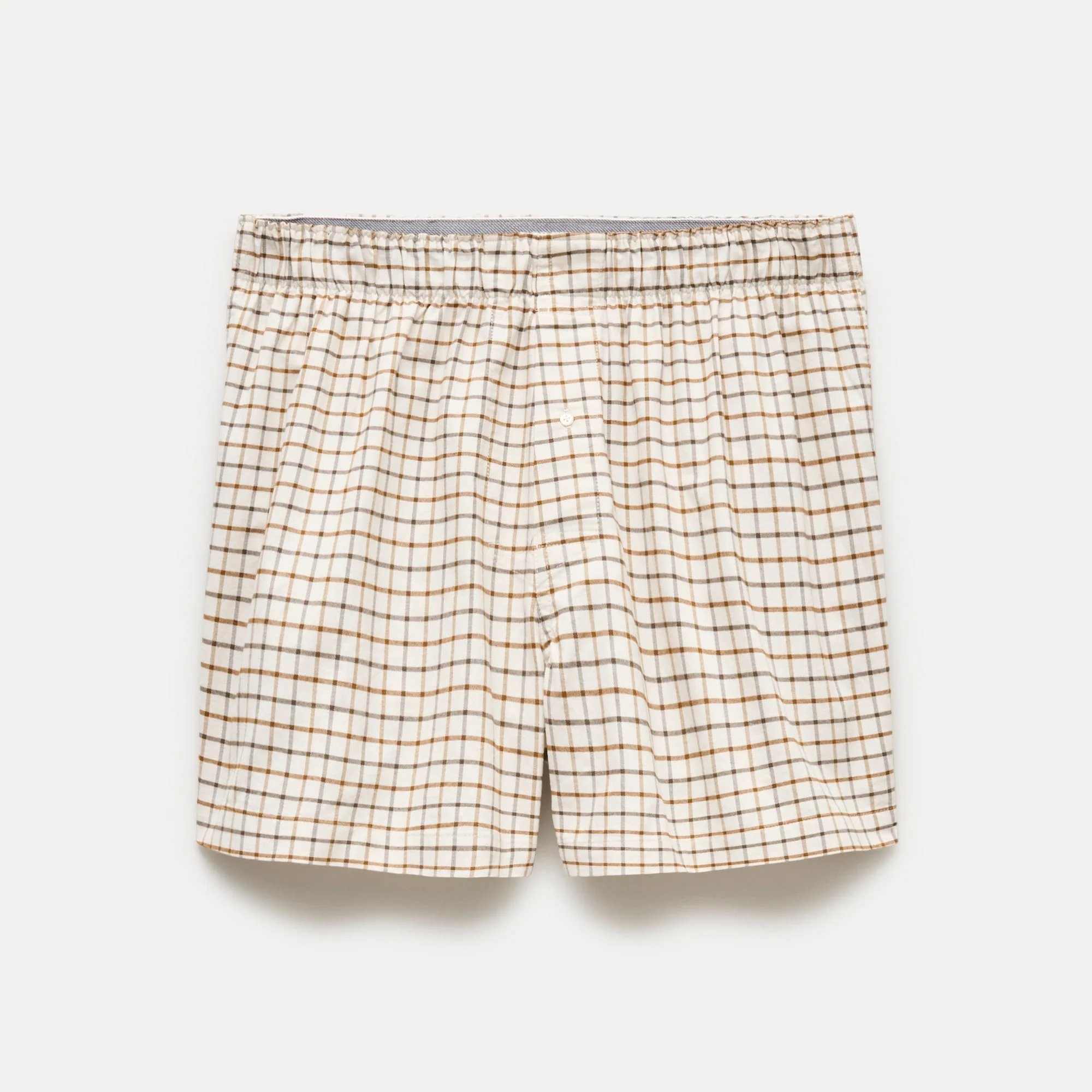 Boxer short in Broken-in organic cotton oxford - 1