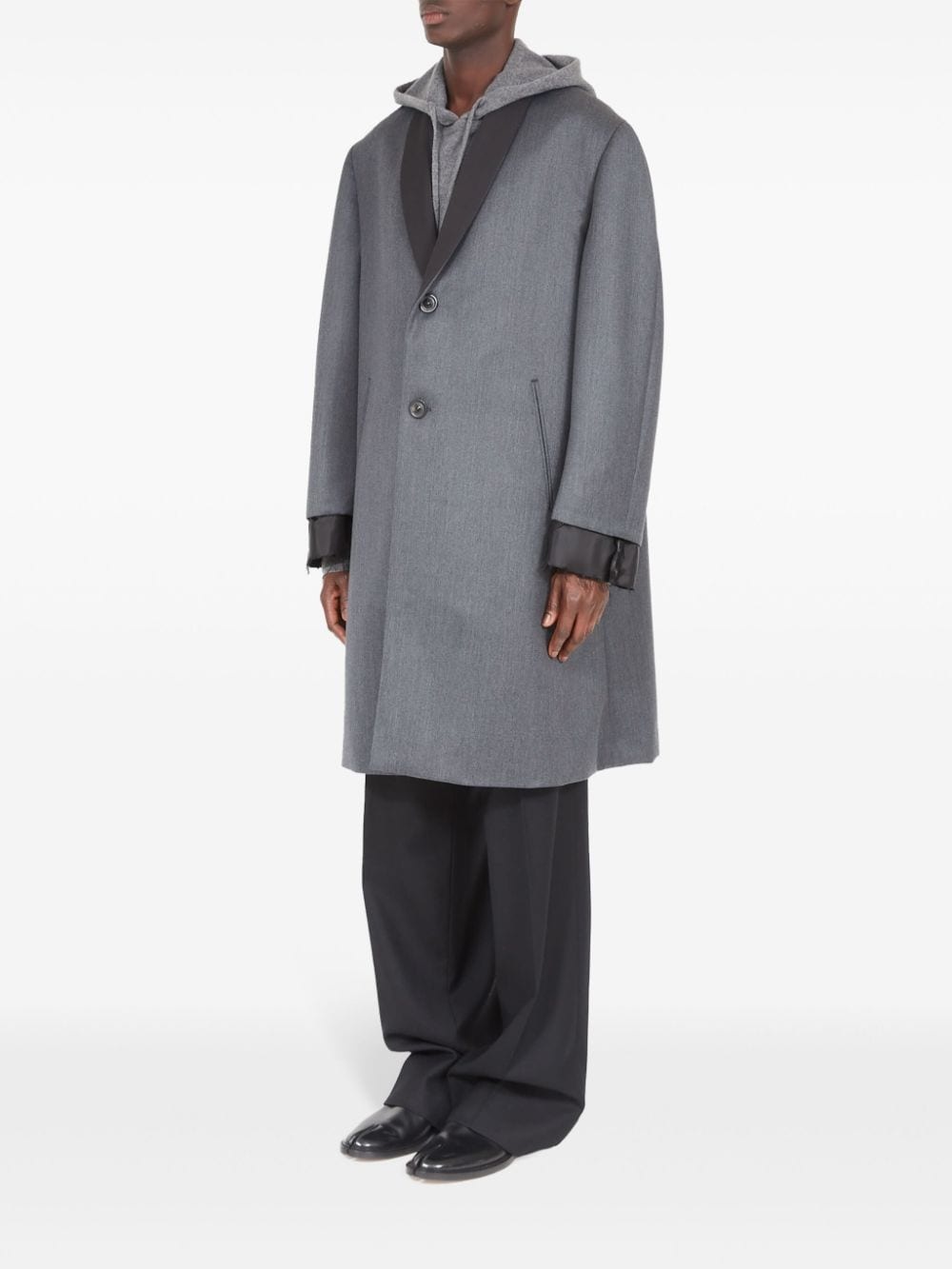 cavalry layered twill coat - 6