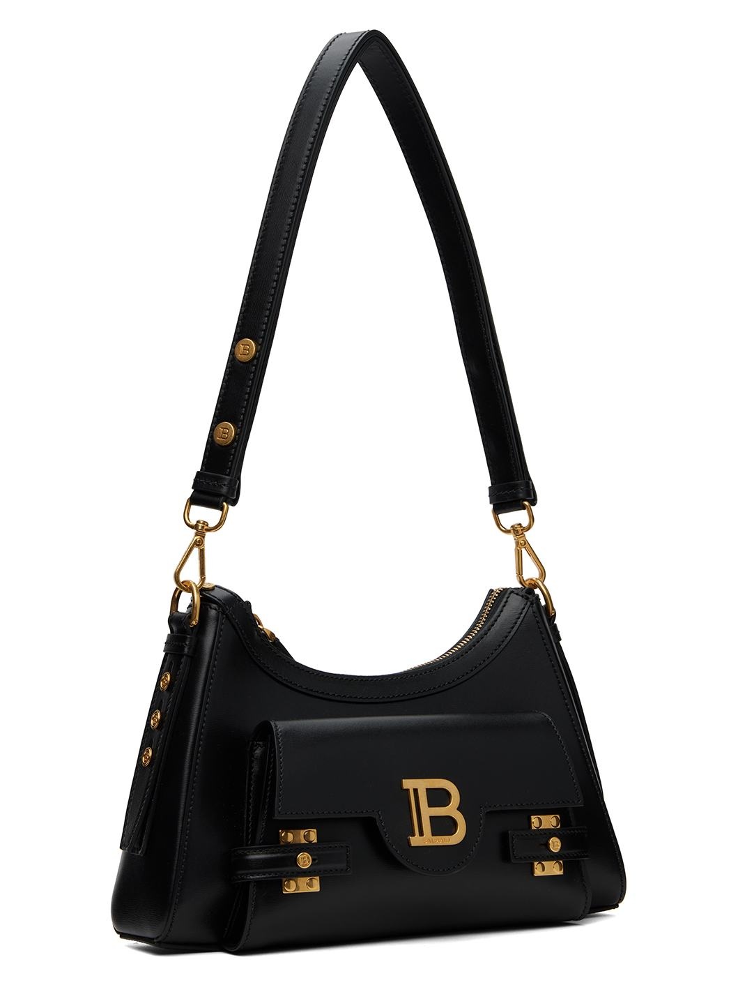 Black Calfskin B-Buzz Bag - 2