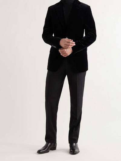 TOM FORD O'Connor Slim-Fit Cotton-Velvet Blazer outlook