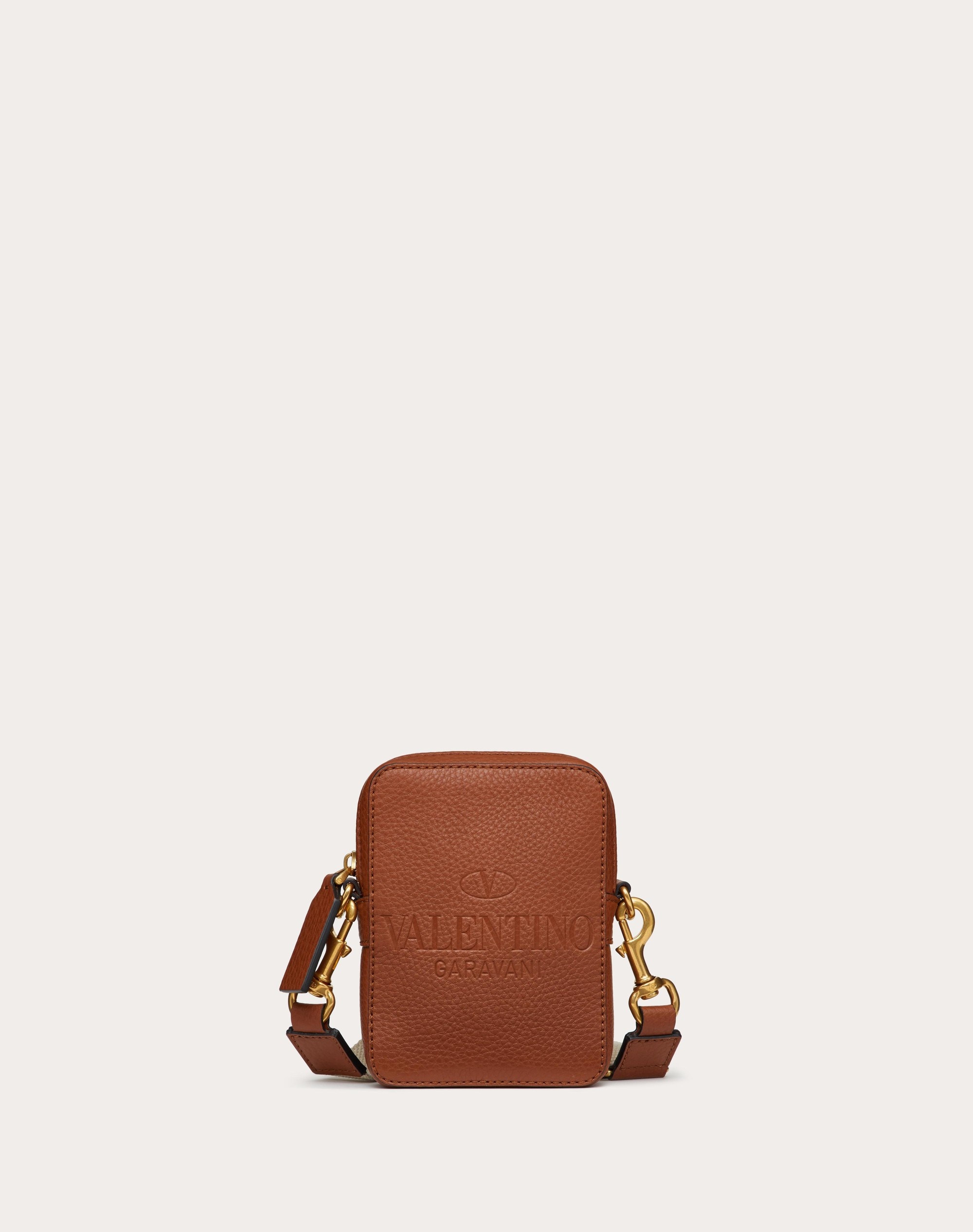 SMALL VALENTINO GARAVANI IDENTITY LEATHER CROSSBODY BAG - 1