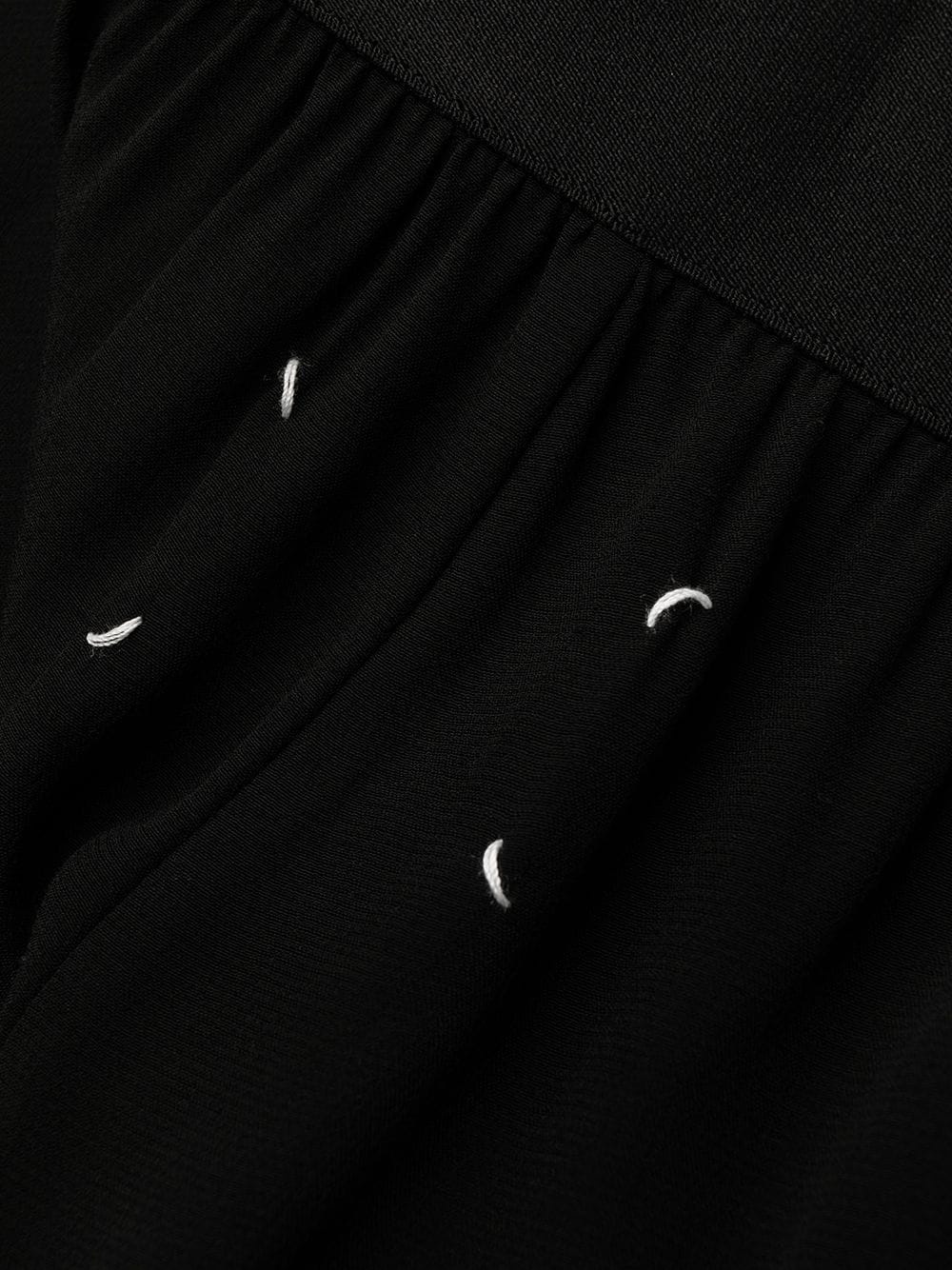 elasticated waistband tapered trousers - 7