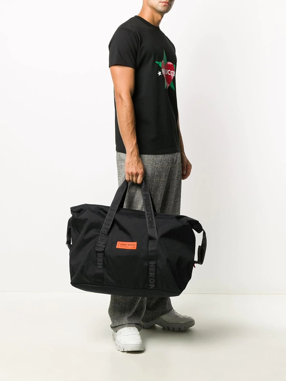 logo patch holdall - 2