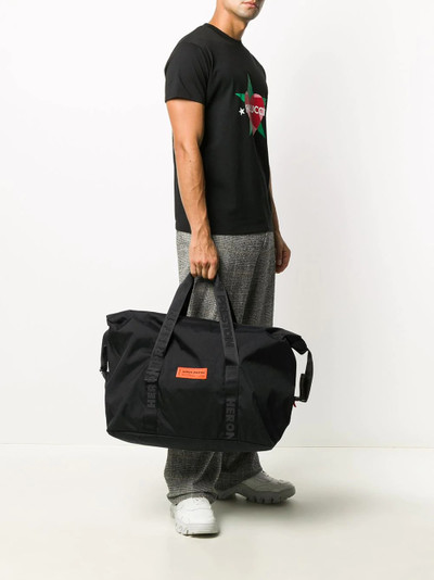 Heron Preston logo patch holdall outlook