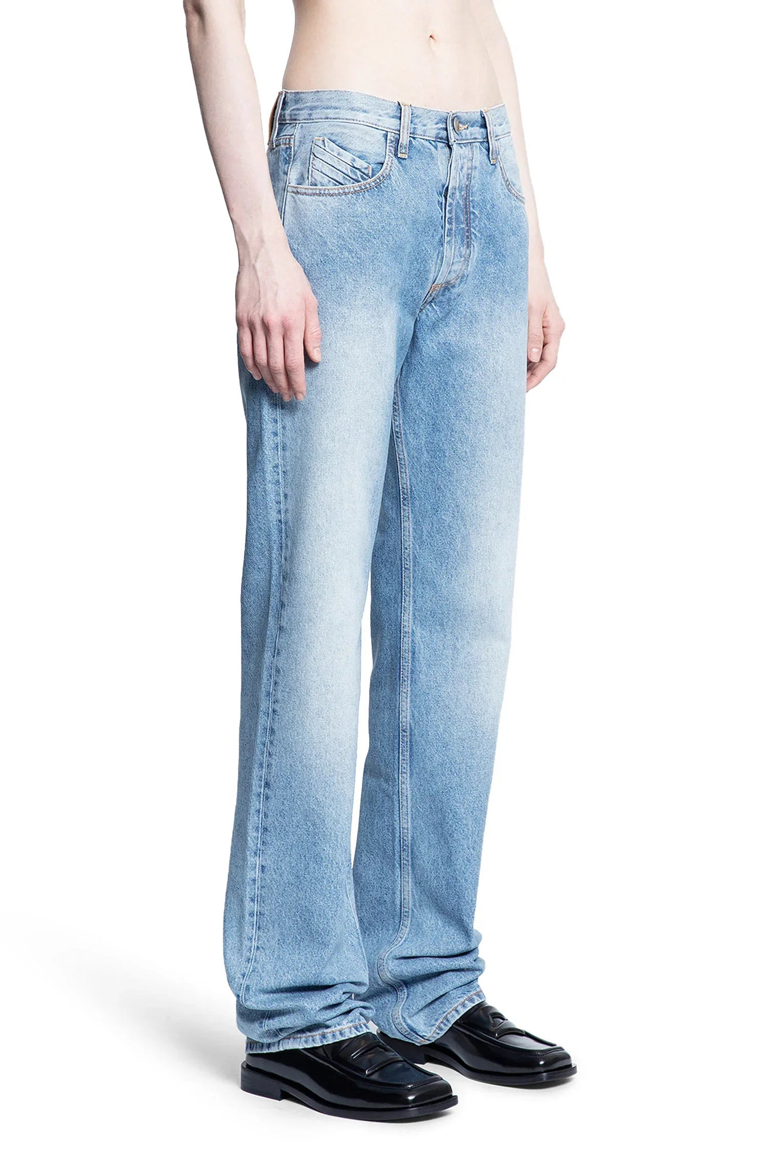 Long-Jeans-In-Glossy-Coated-Denim - 2
