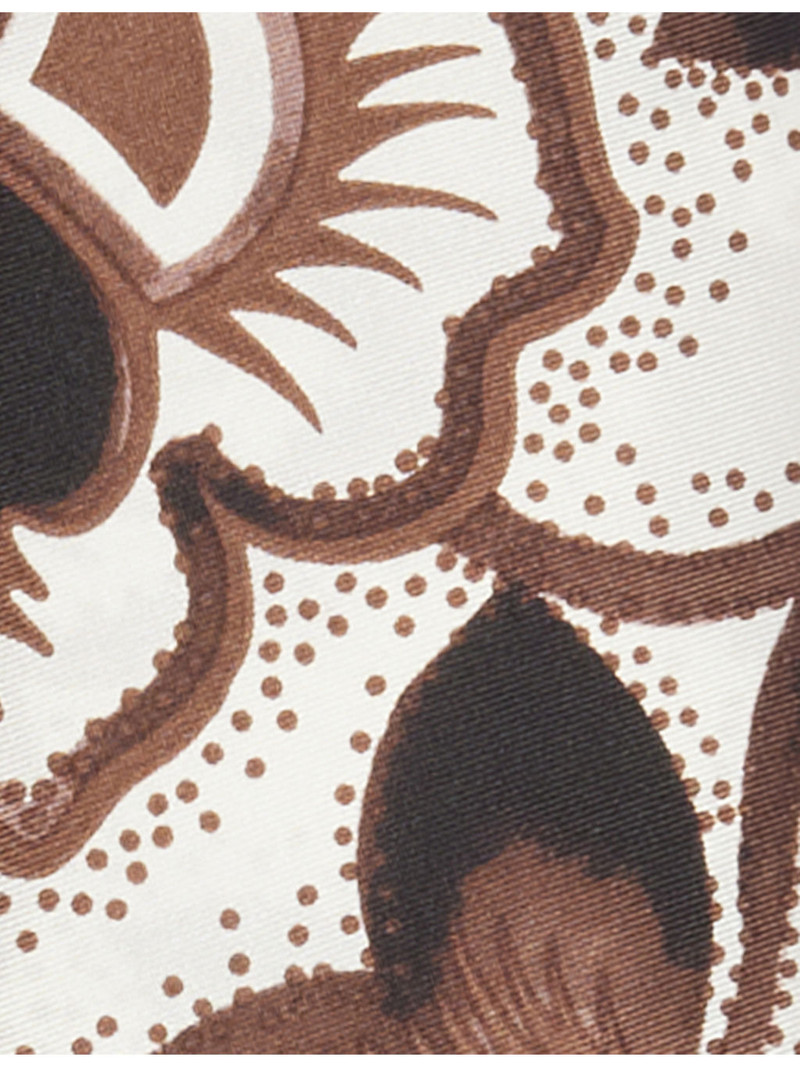 WEEKEND Max Mara Onesto Graphic-Print Twill Silk Scarf outlook