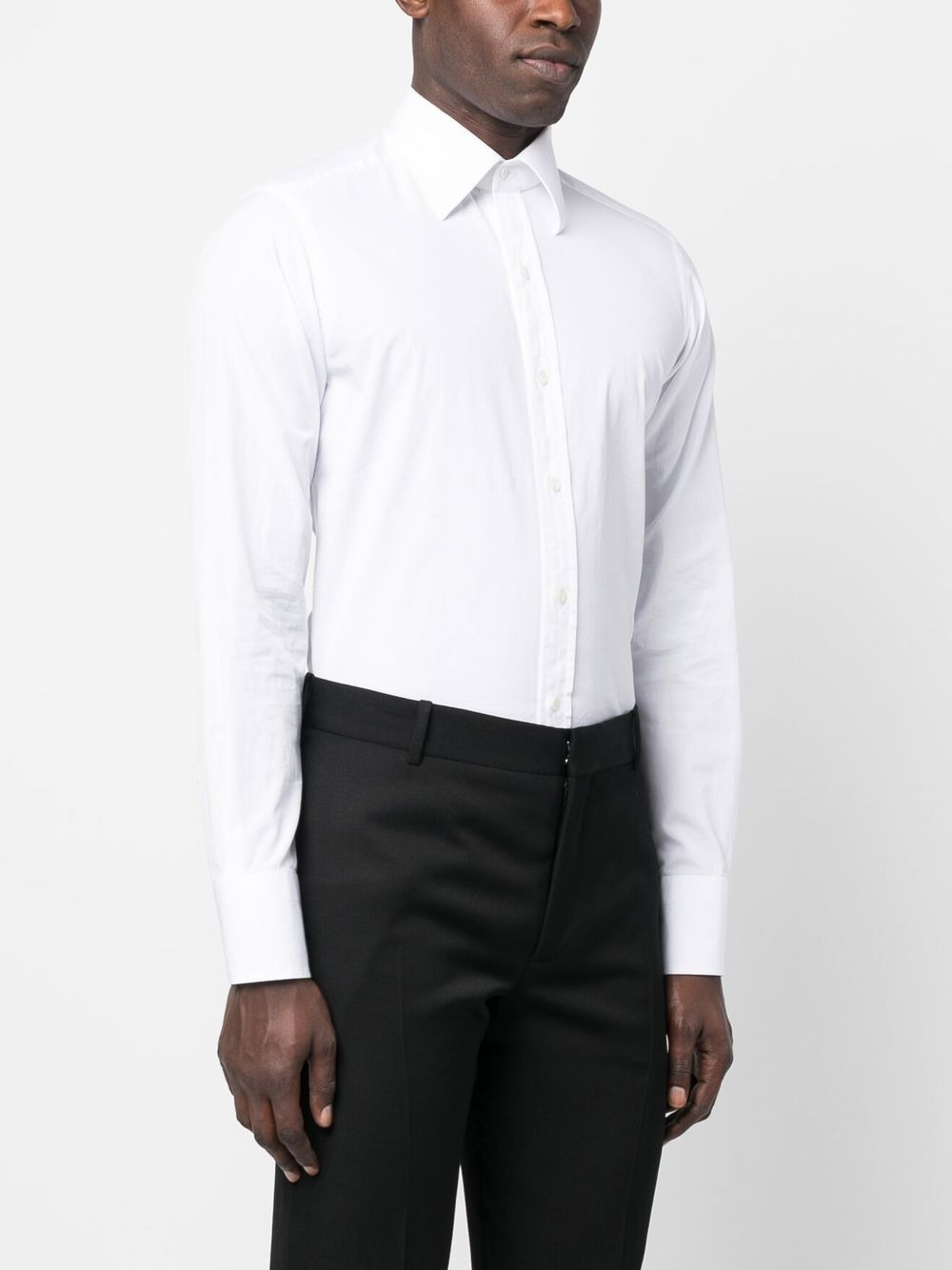 stripe-detail tailored-cut trousers - 3