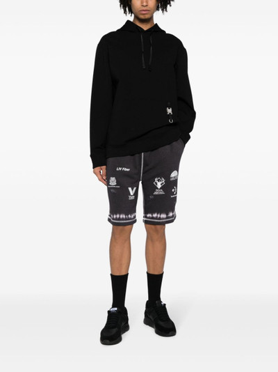 Children of the Discordance graphic-print elasticated-waistband shorts outlook