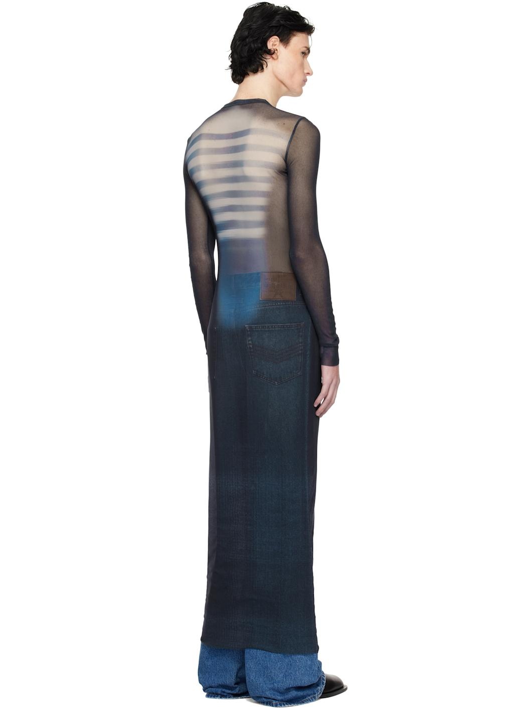 Navy 'Le Mâle' Maxi Dress - 3