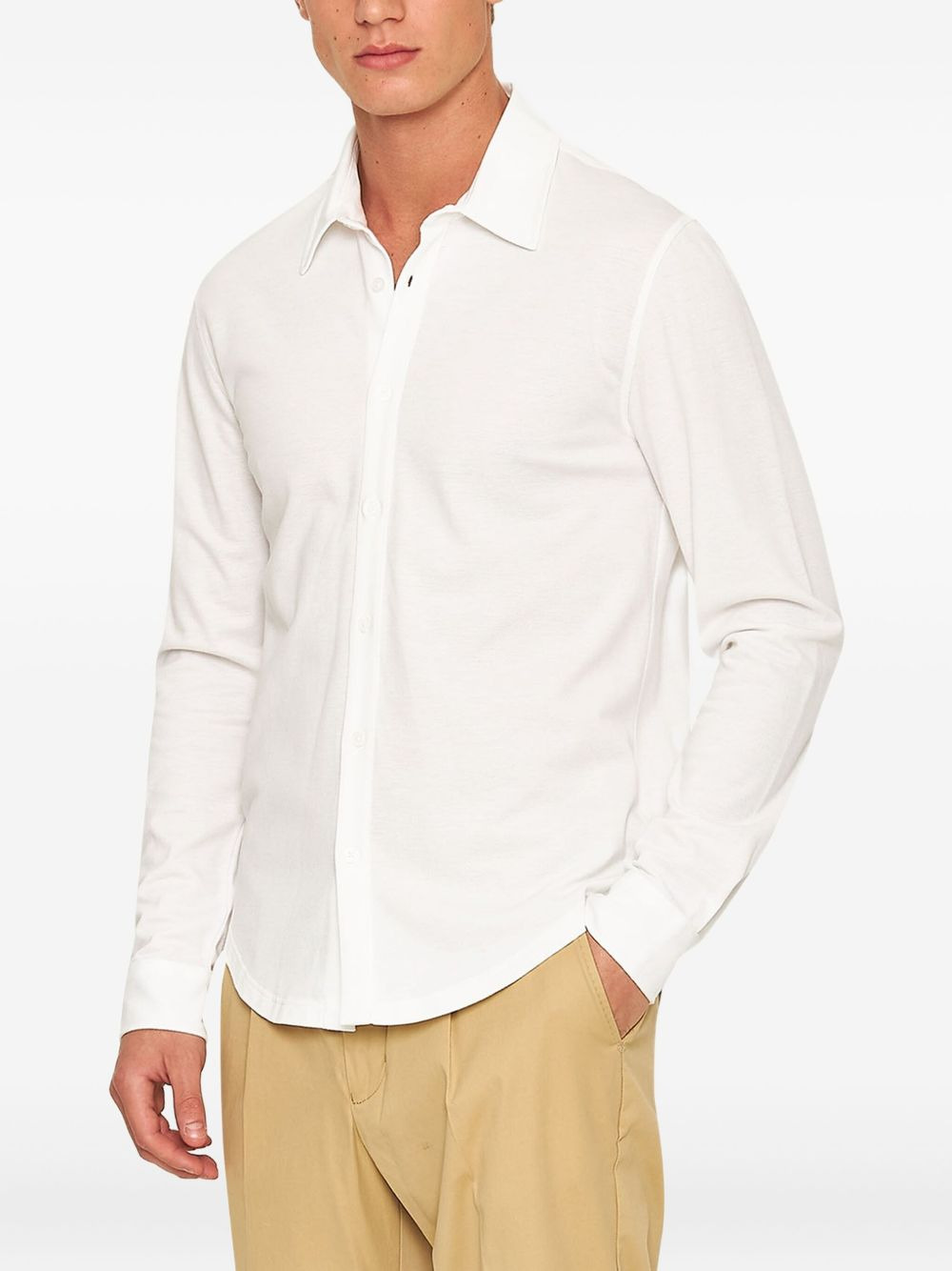 Giles piquÃ© cotton shirt - 2