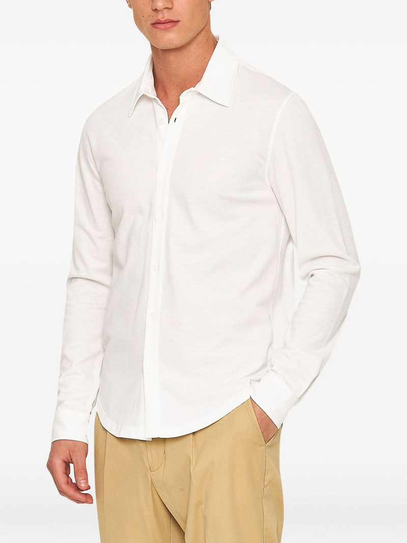 ORLEBAR BROWN Giles piquÃ© cotton shirt outlook