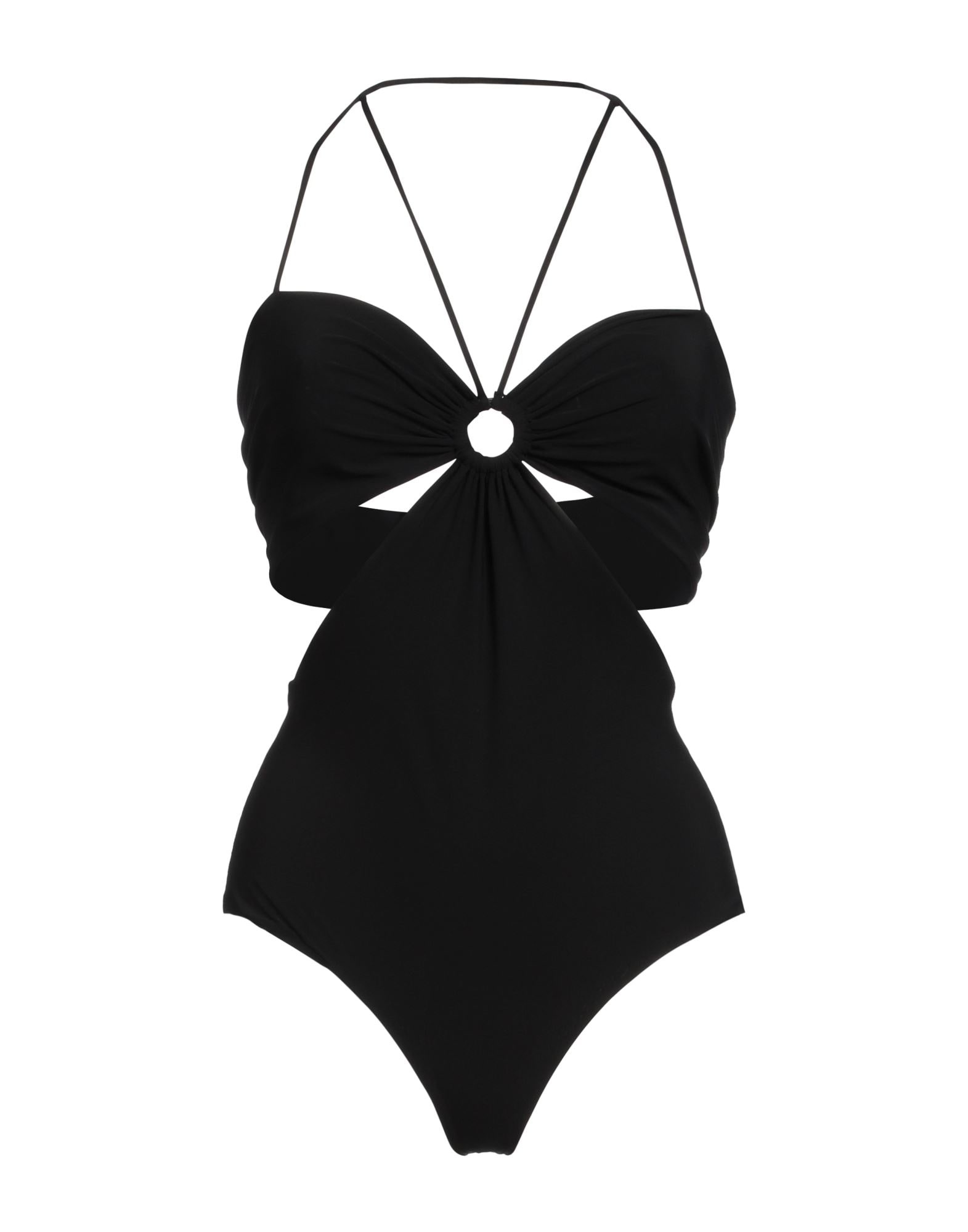 Black Women's One-piece Swimsuits - 1