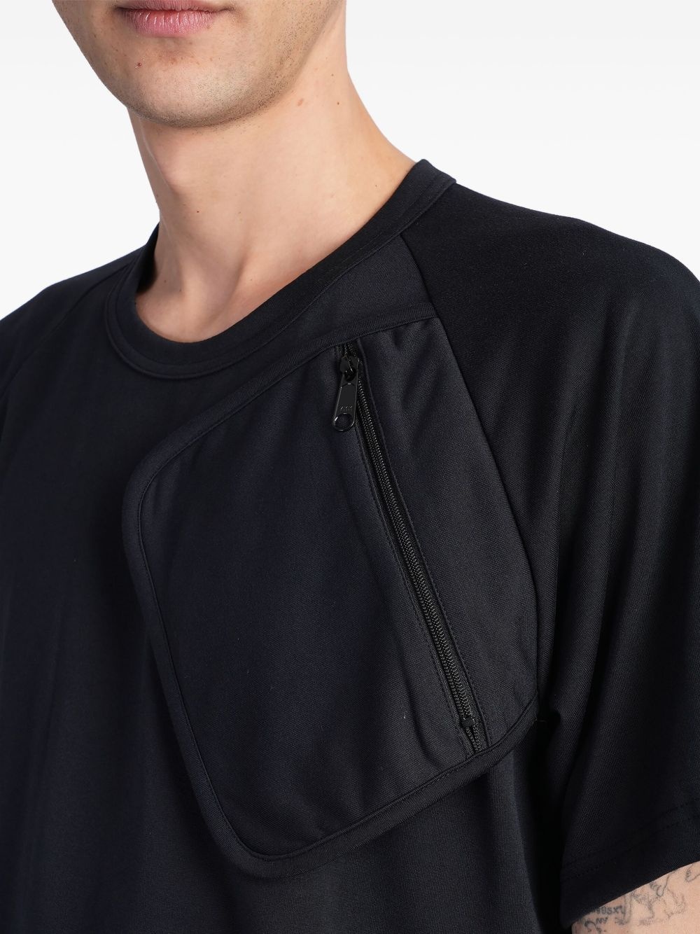 zip-pocket T-shirt - 5