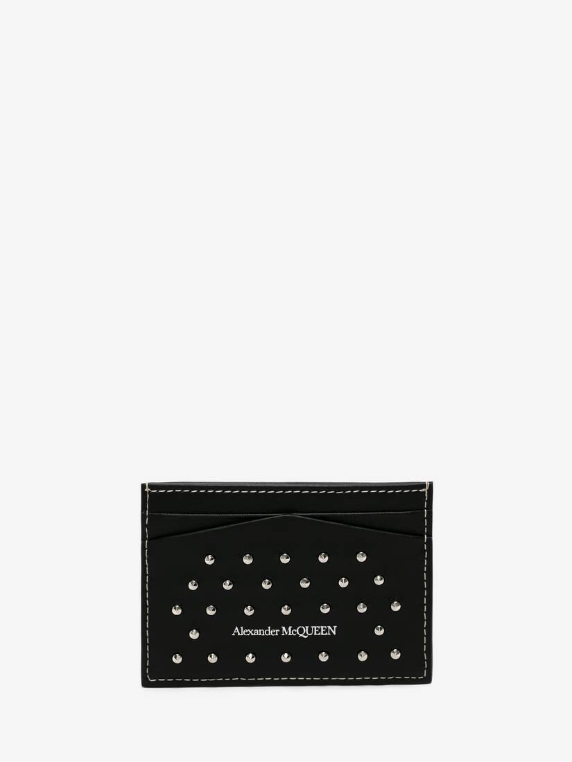 Women's Skull Card Holder in Black - 3