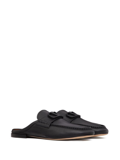 Valentino VLogo leather slippers outlook