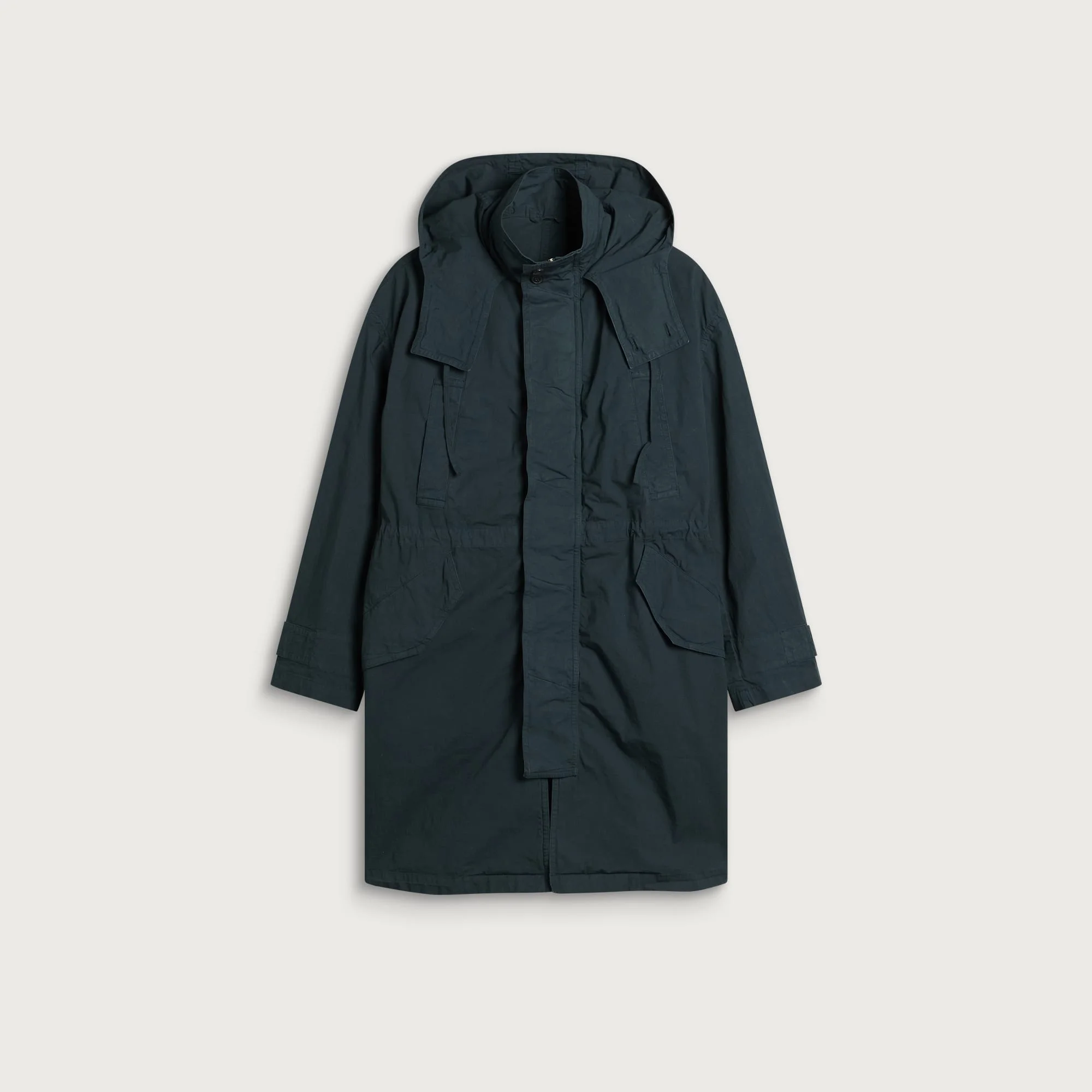 Dries Van Noten Roxer Overdye Cotton Coat - 1