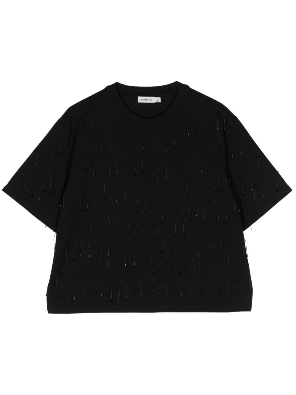 Amaru appliquÃ©-detailing T-shirt - 1