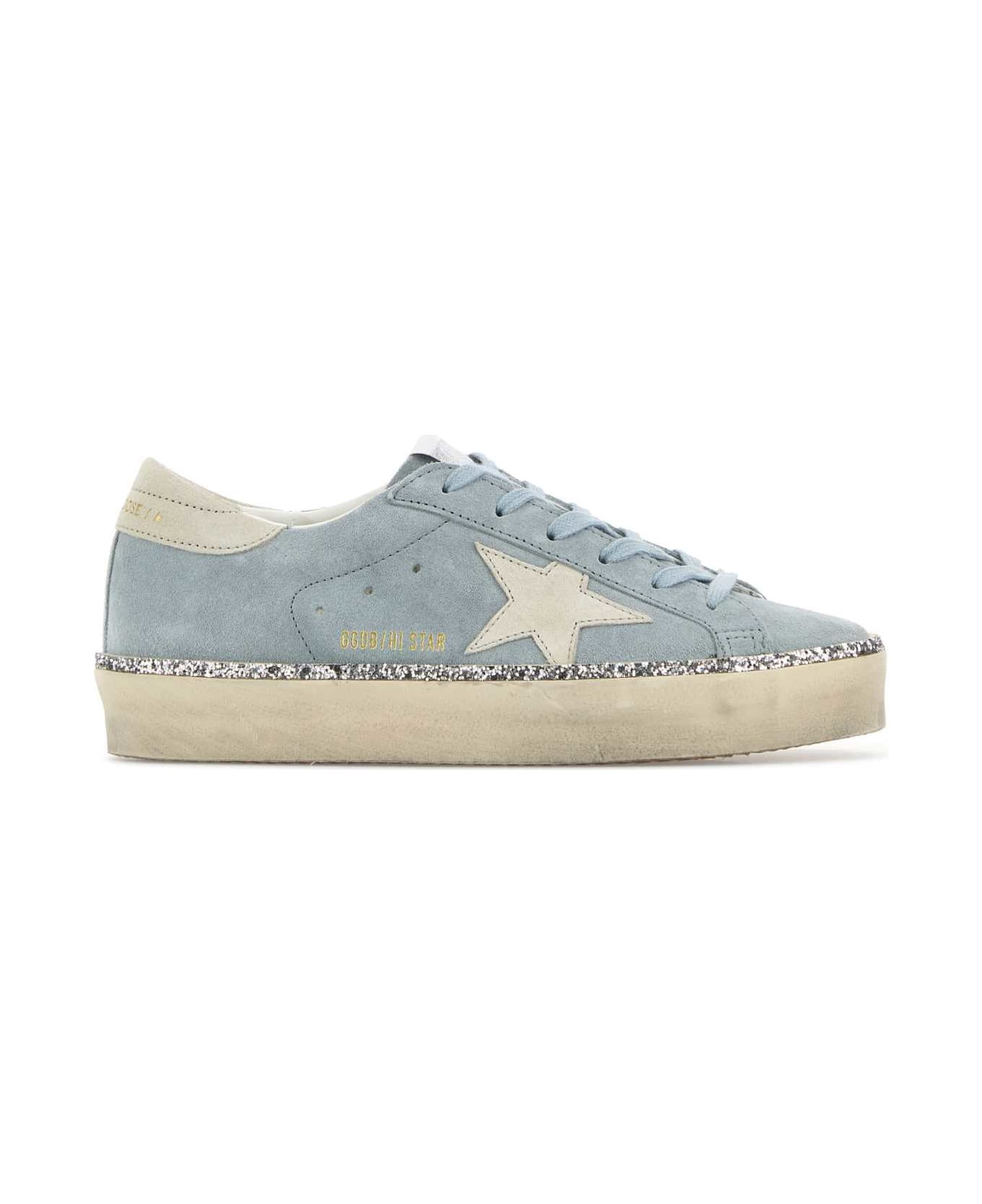 Light-blue Suede Hi Star Classic Sneakers - 1