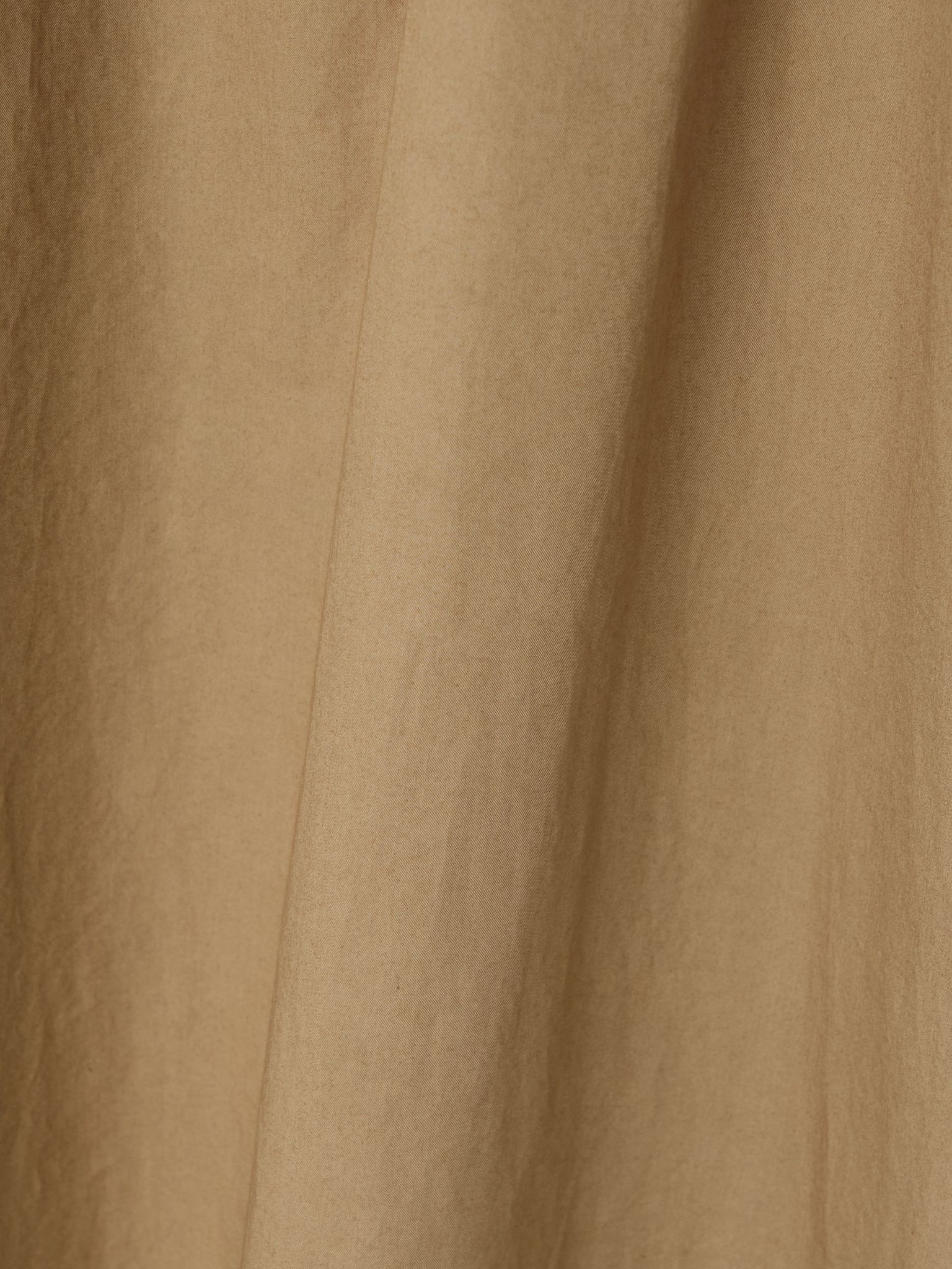 Strapless ruffled cotton-gabardine maxi dress Beige - 5