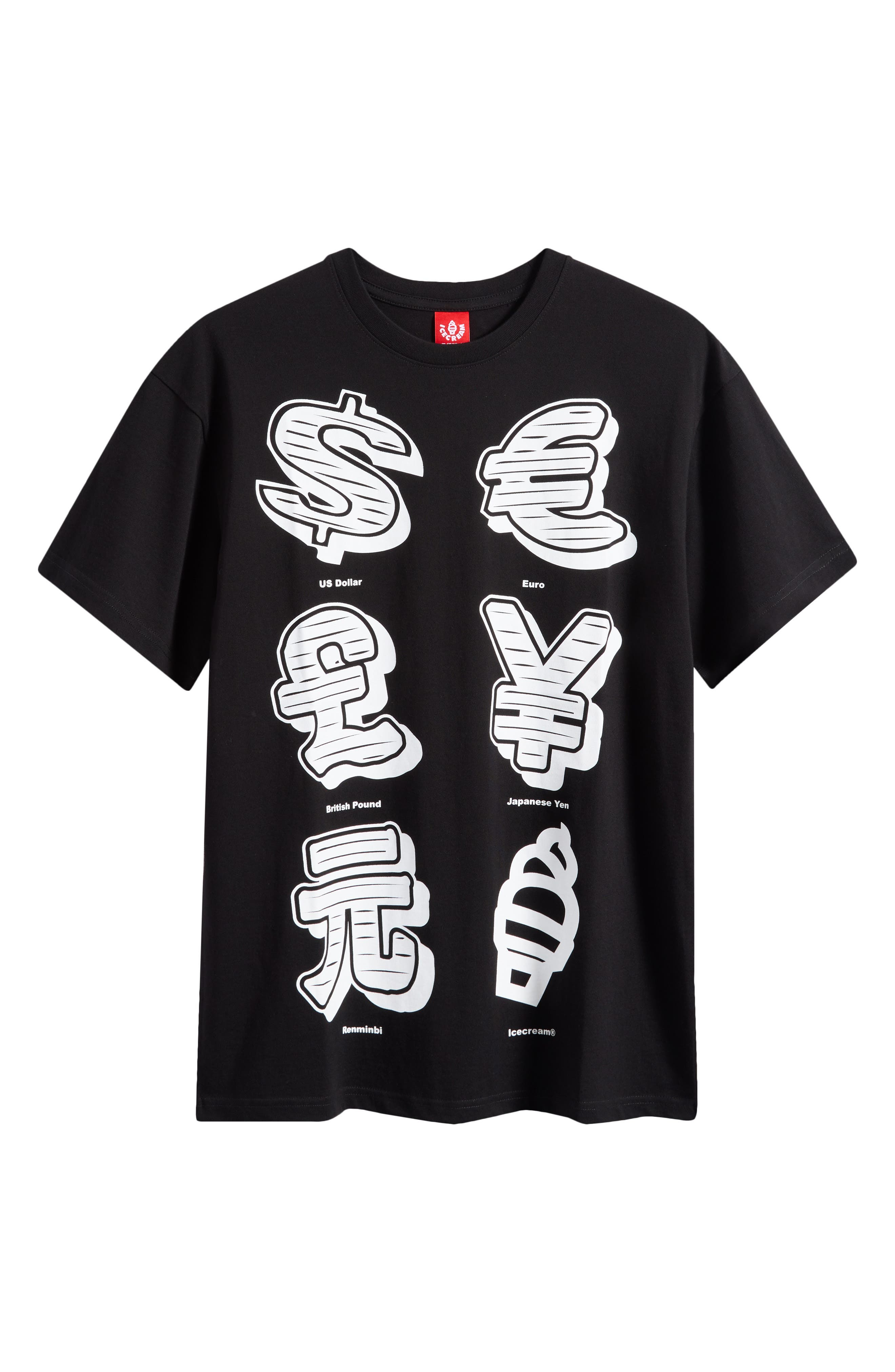 ICECREAM Currency Graphic T-Shirt in Black at Nordstrom - 5