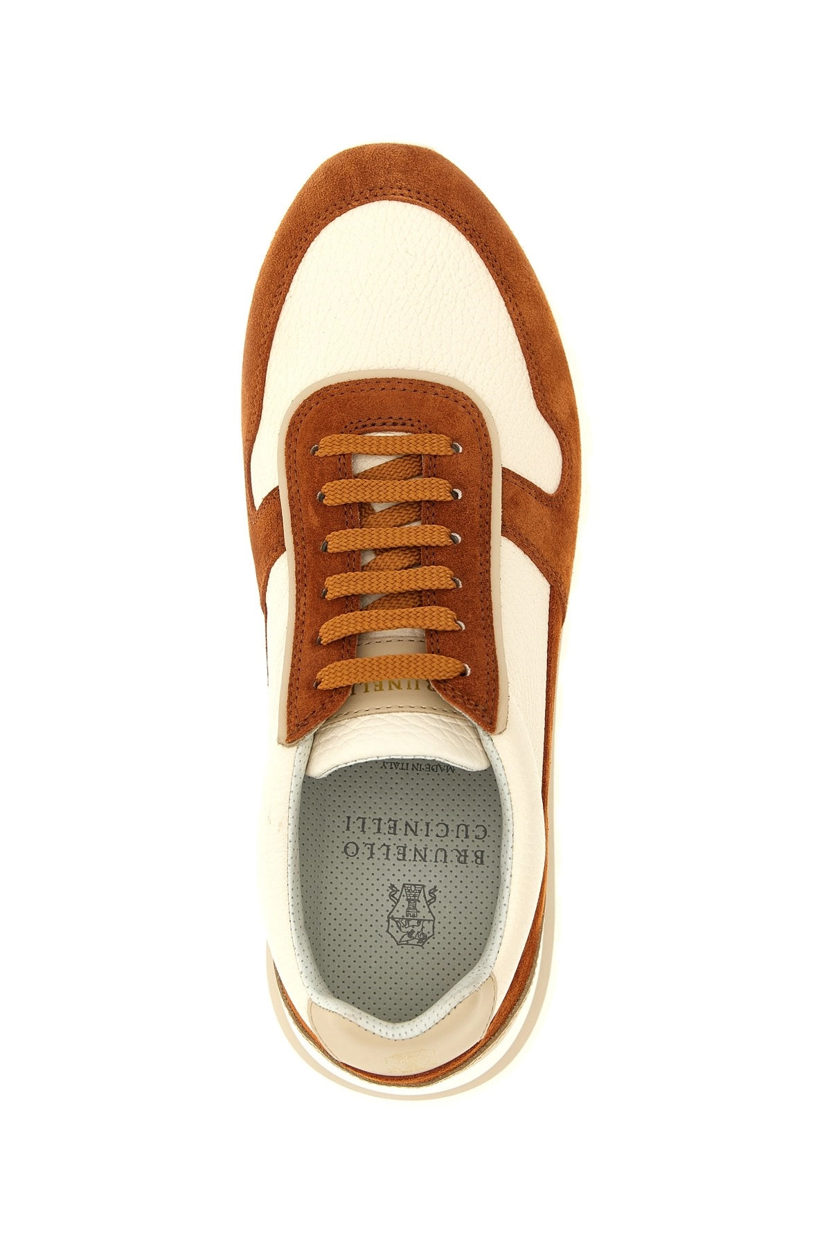 Leather suede sneakers - 4