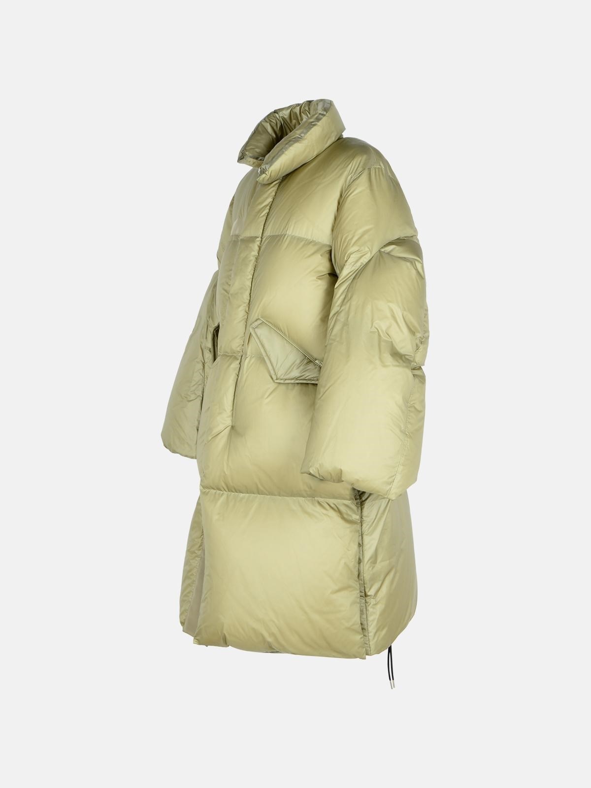 'PADDED' GREEN NYLON PARKA - 2