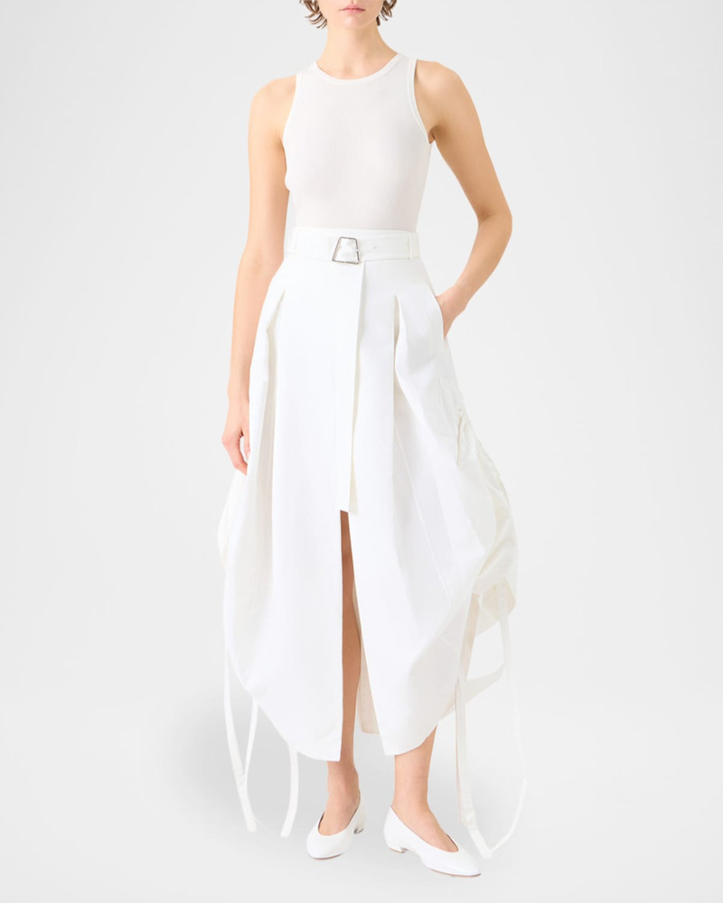 AKRIS Silk-Cotton Rib Tank Top outlook