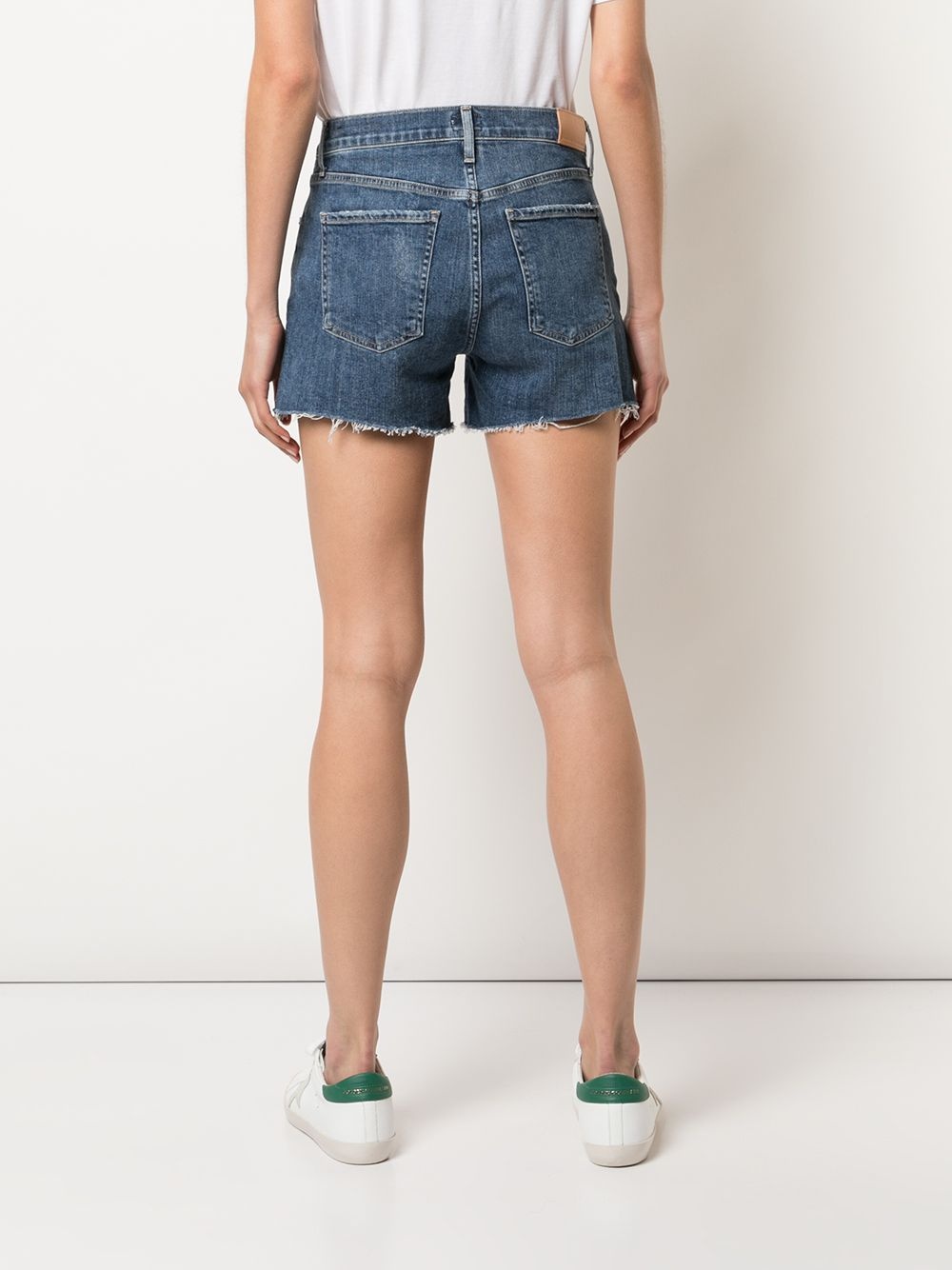 Marlow distressed denim shorts - 4