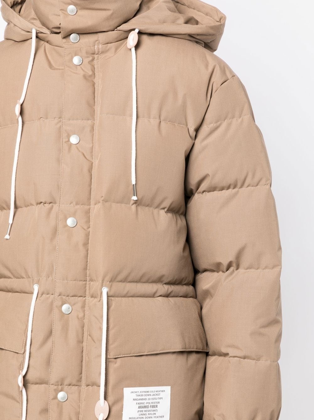 LOGO-PATCH PADDED JACKET - 3