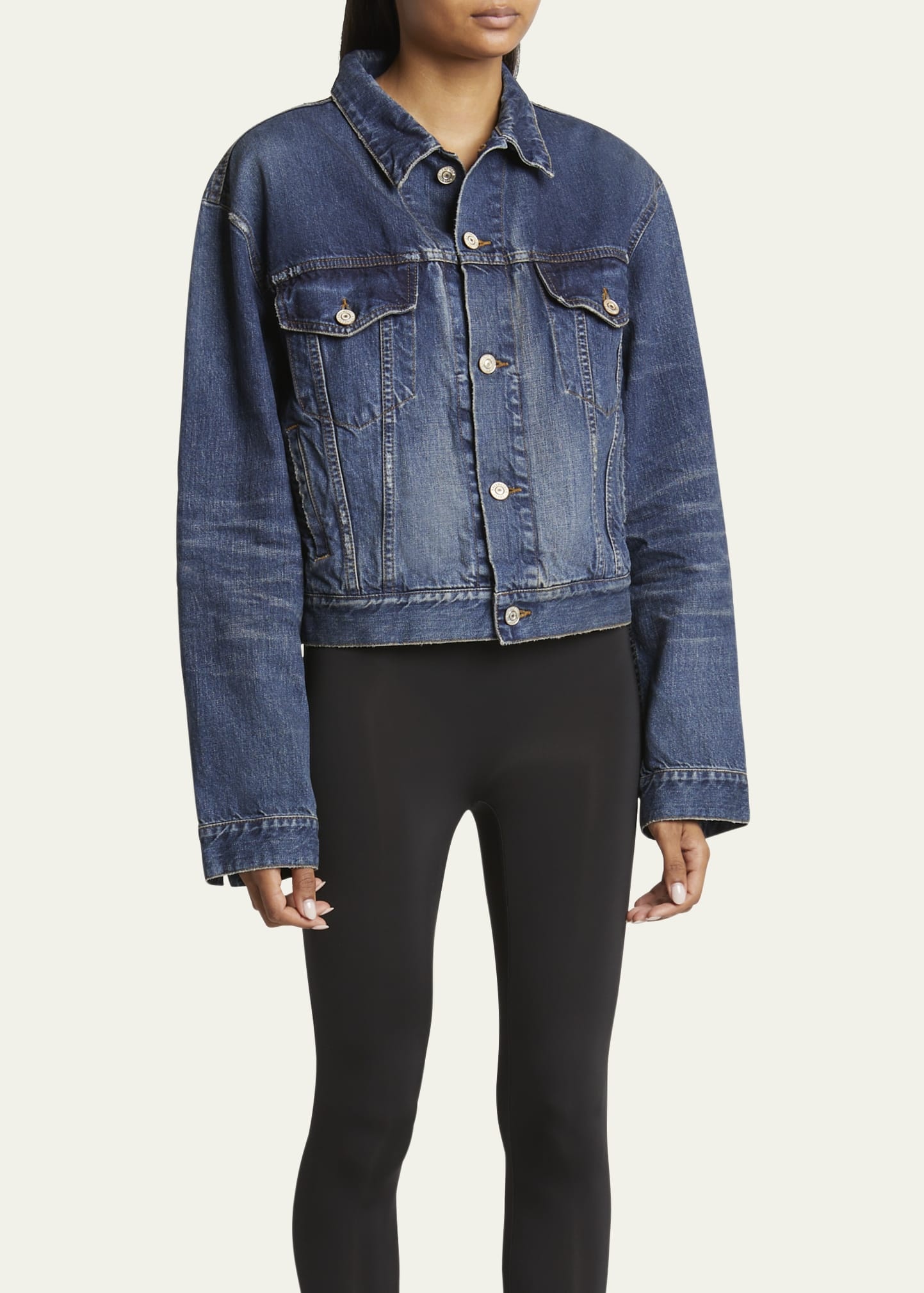 Denim Small Fit Jacket - 4