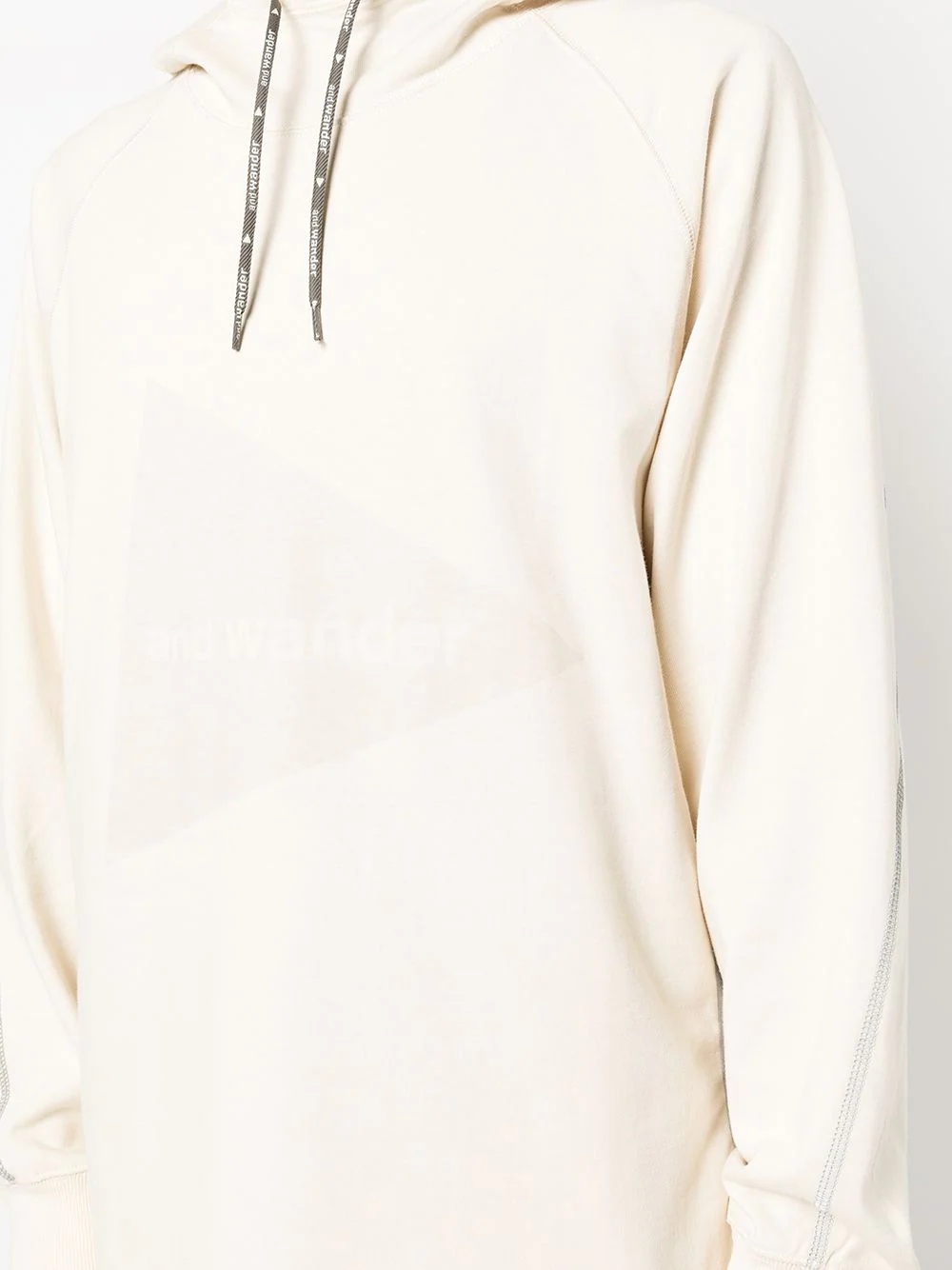 logo-print long-sleeved hoodie - 5